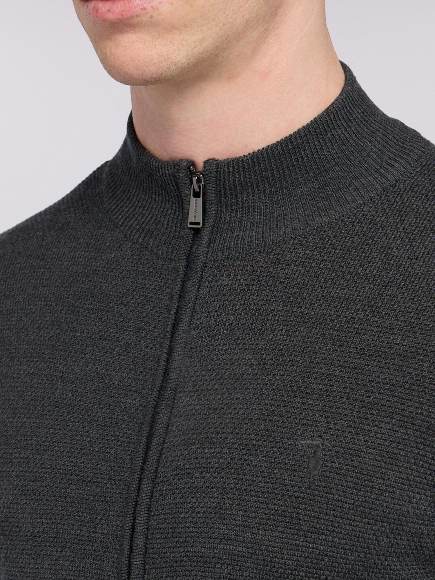Trussardi Jersey  gris claro – imagen 8