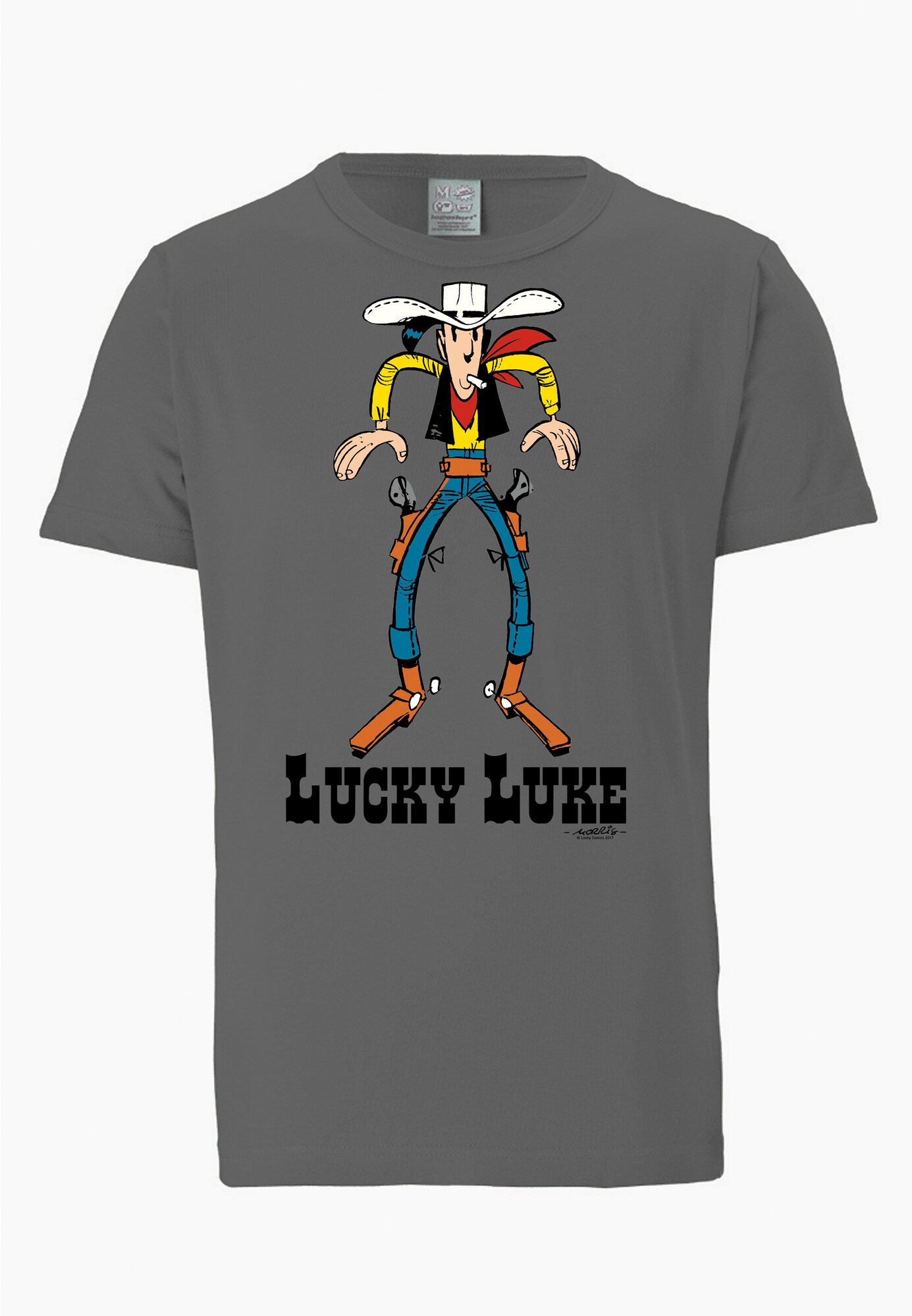 Thumbnail - T-Shirt mit coolem 'Lucky Luke'-Print