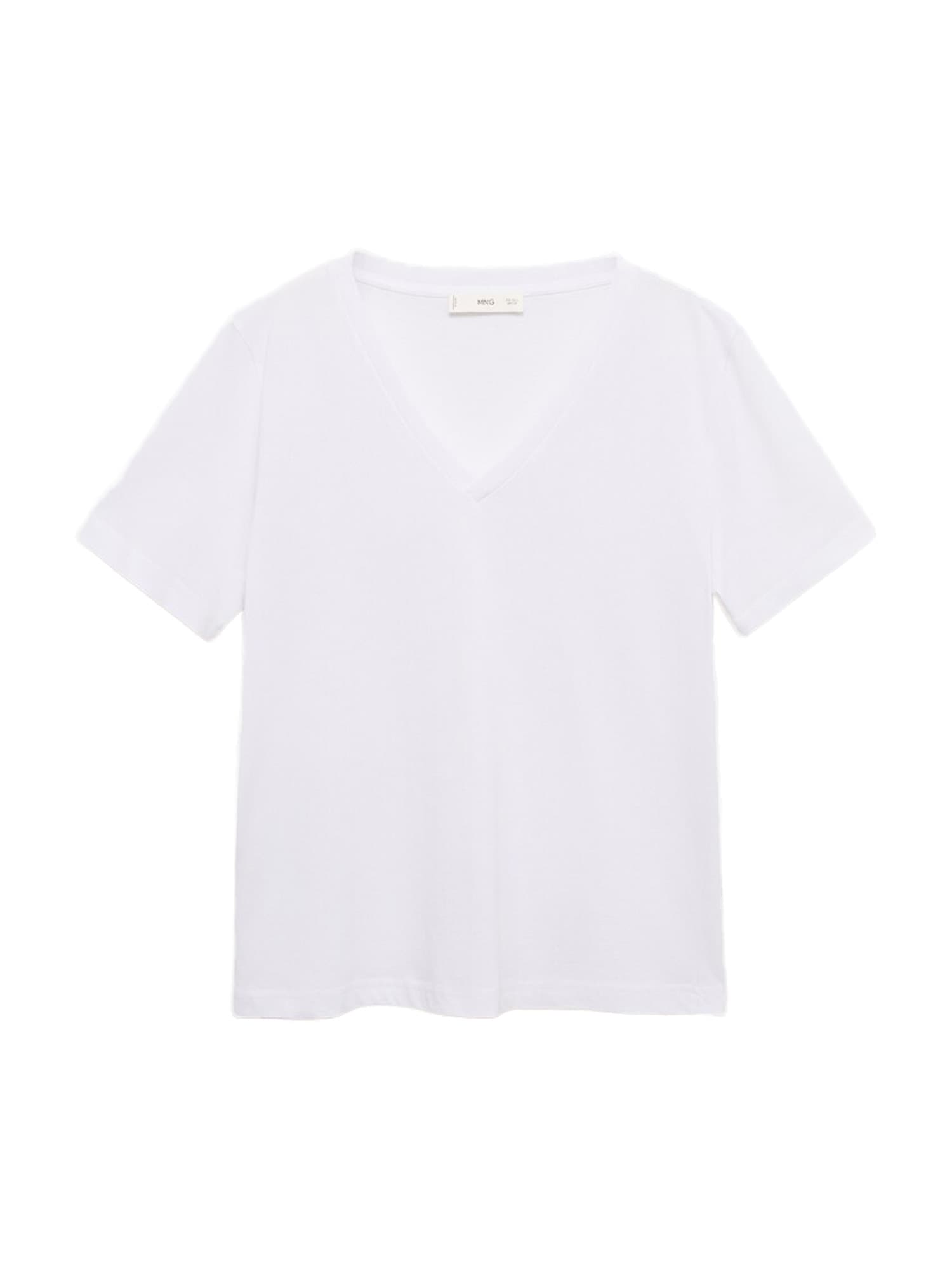 MANGO Tricou CHALSPIC  alb