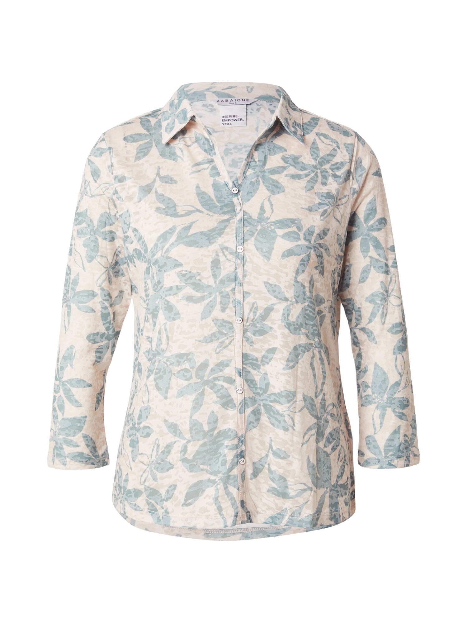 ZABAIONE Tricou Co44ileen bej / verde mentă