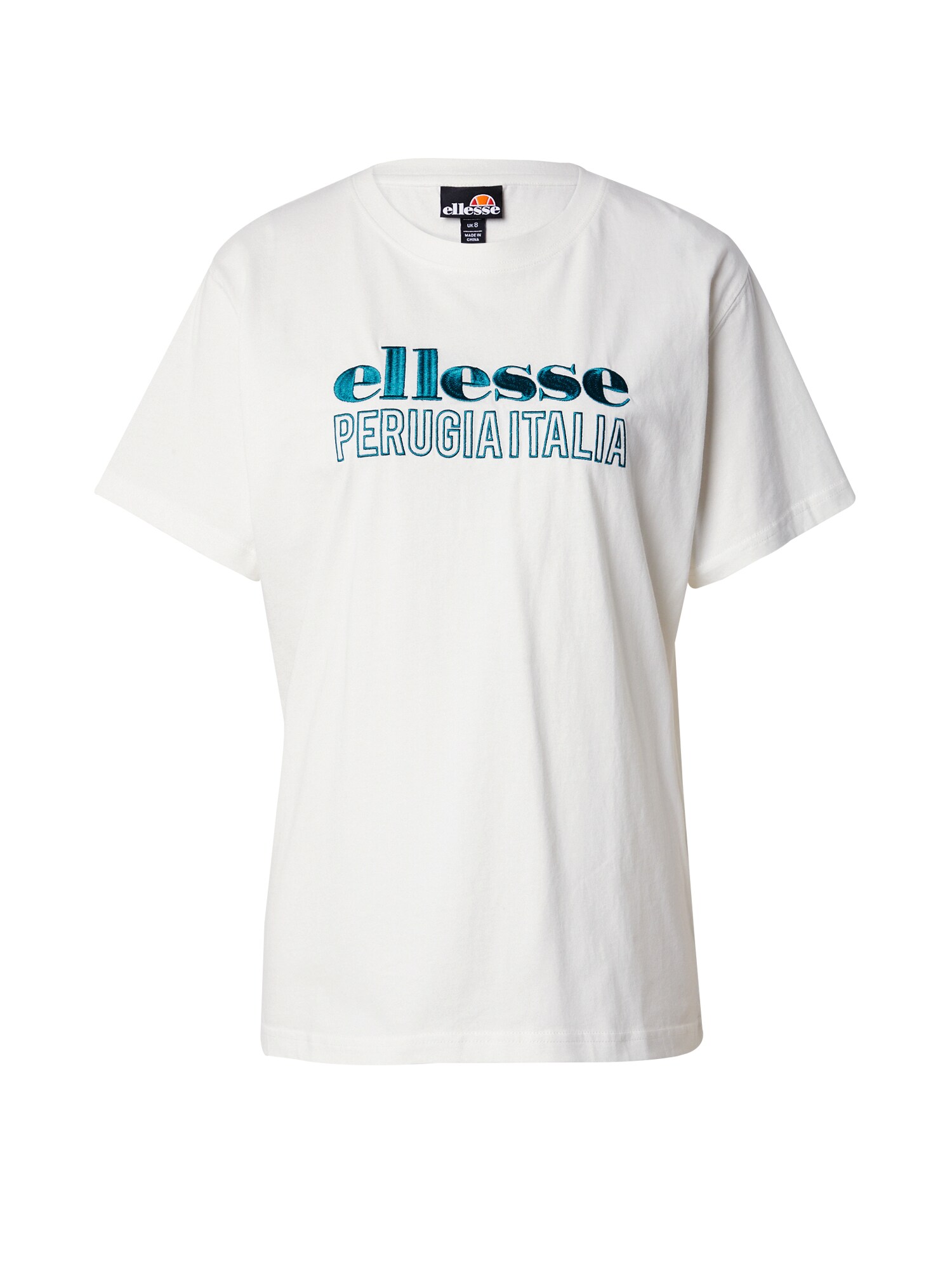ELLESSE Tričko 'Casaletto'  petrolejová / šedobiela