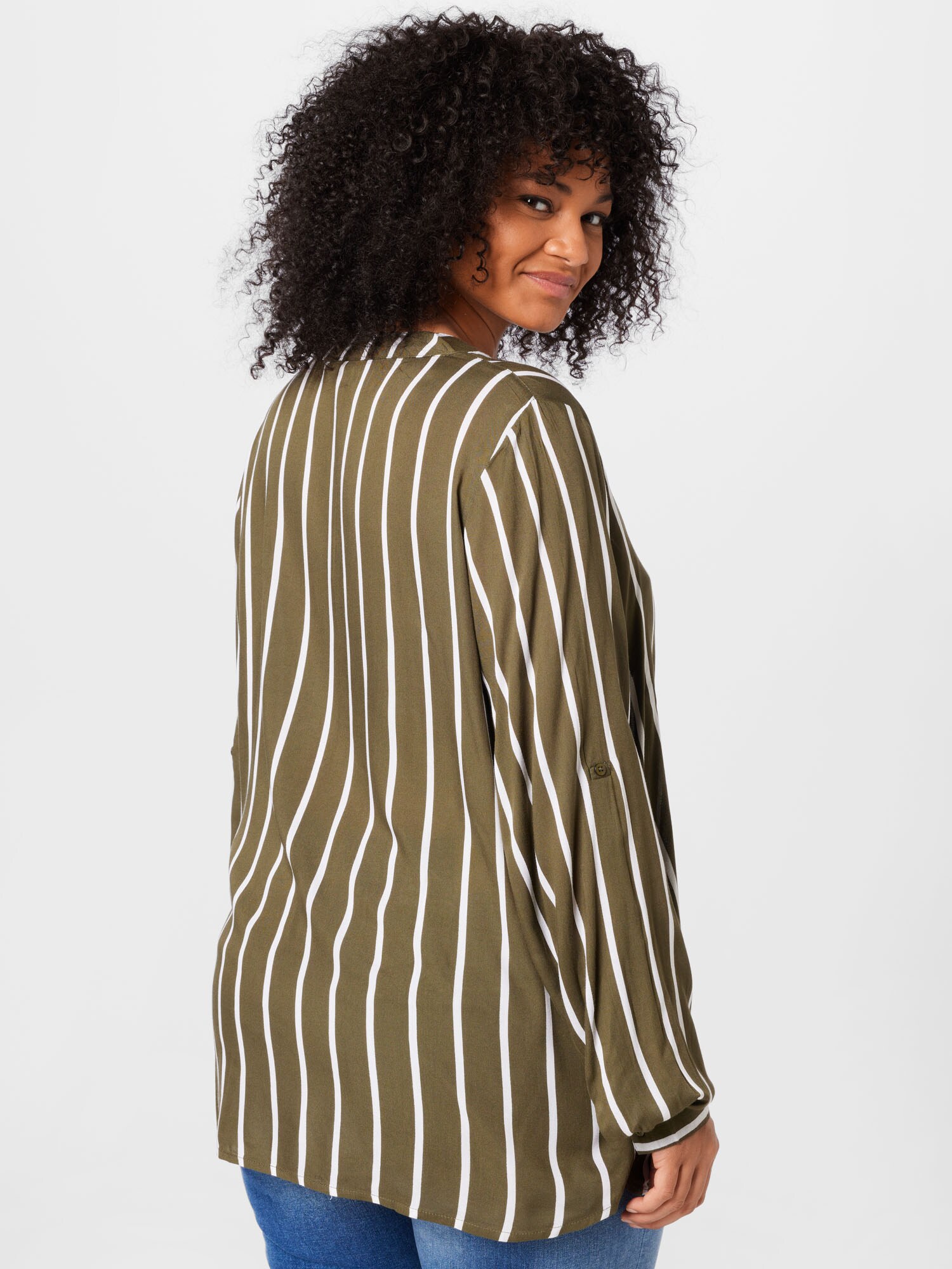 Thumbnail - KAFFE CURVE Bluse Sida