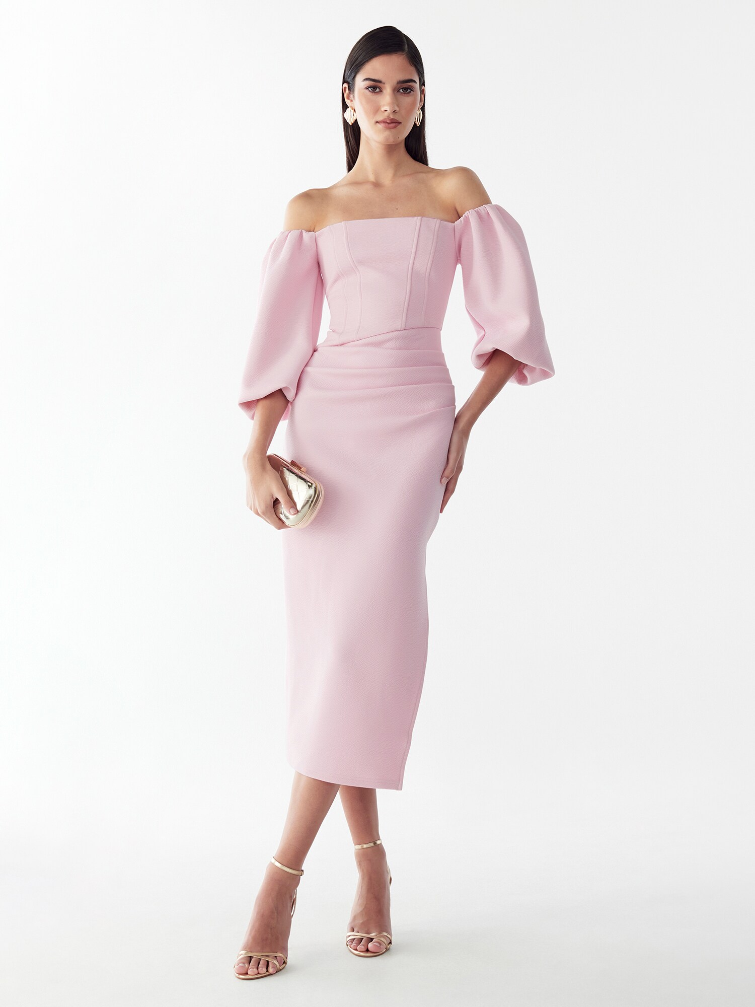 BWLDR Rochie Novaleigh roz pastel