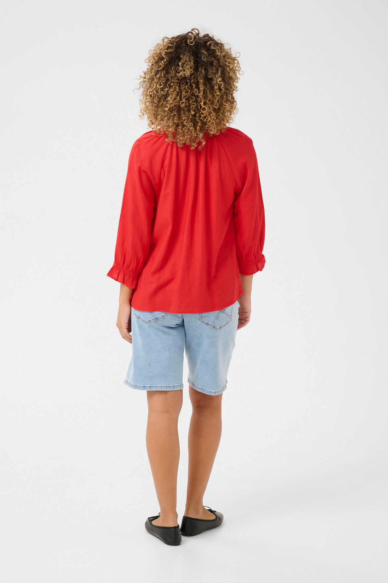 Thumbnail - Cream Bluse Venta