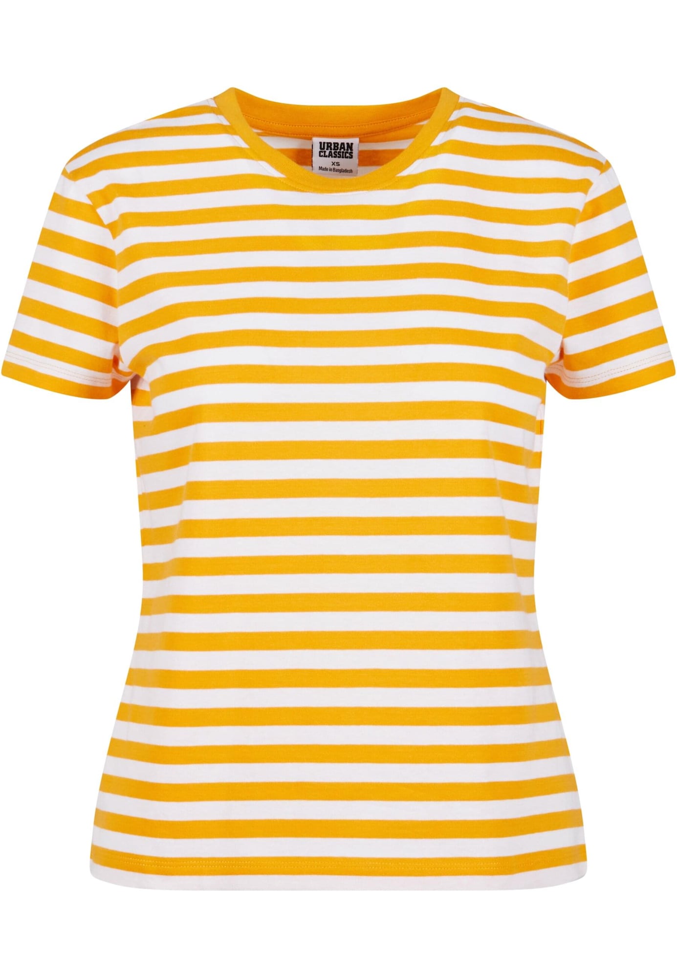 Urban Classics Tricou  galben / alb