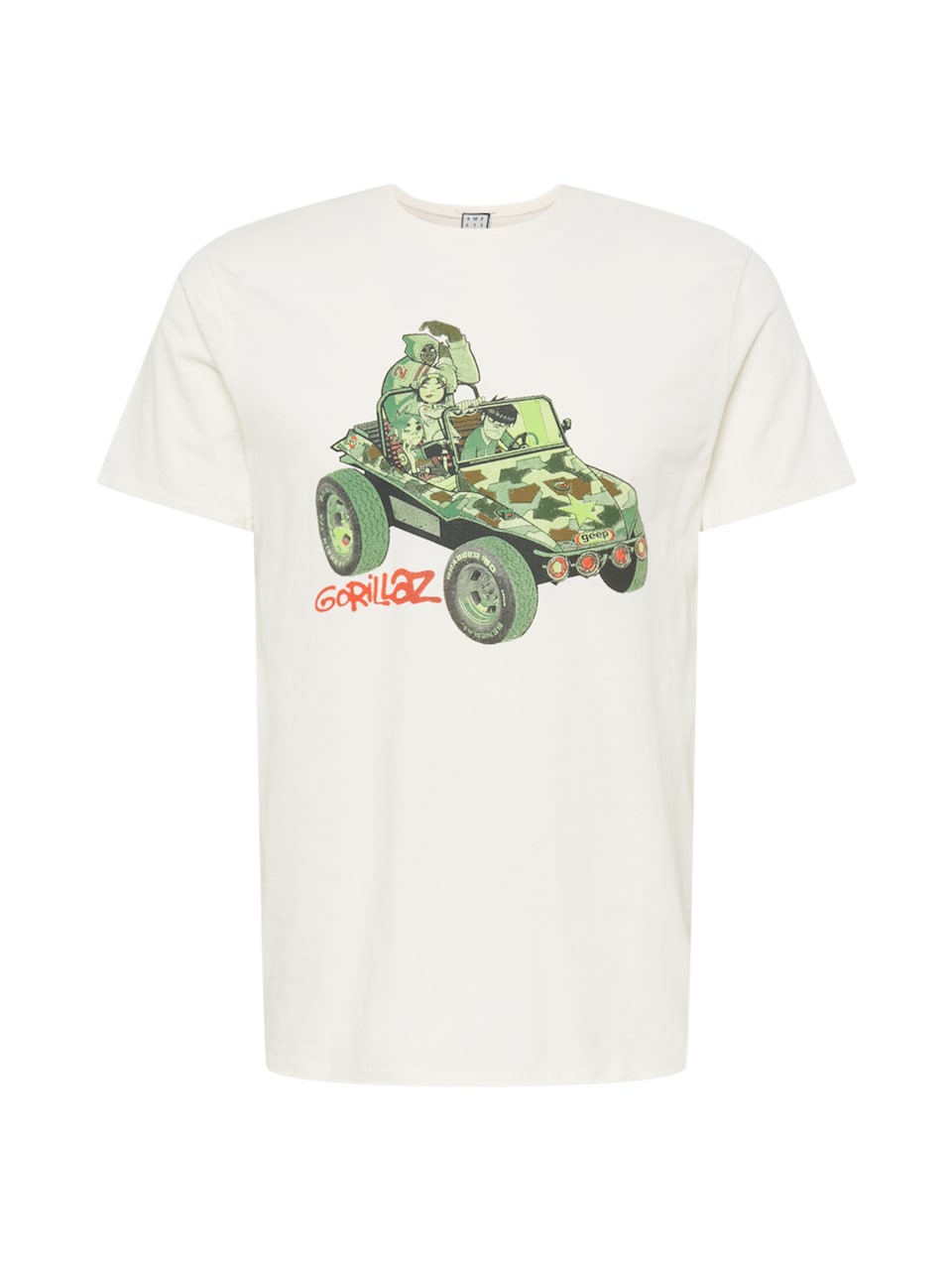 T-shirt grön / oliv / röd / svart