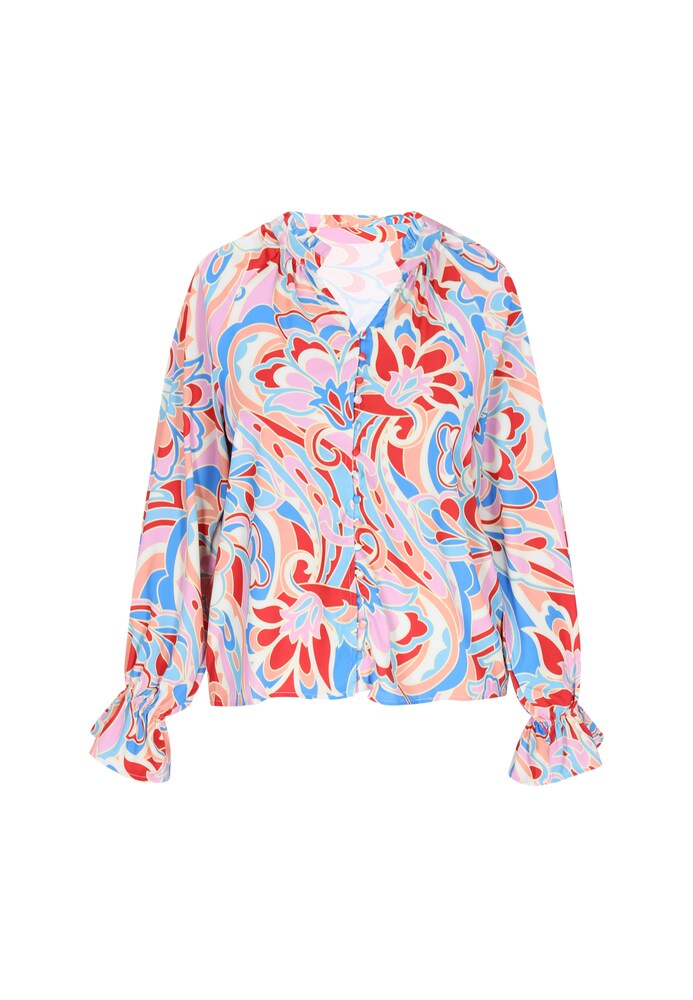 usha FESTIVAL Blúz Női kék , Méret S