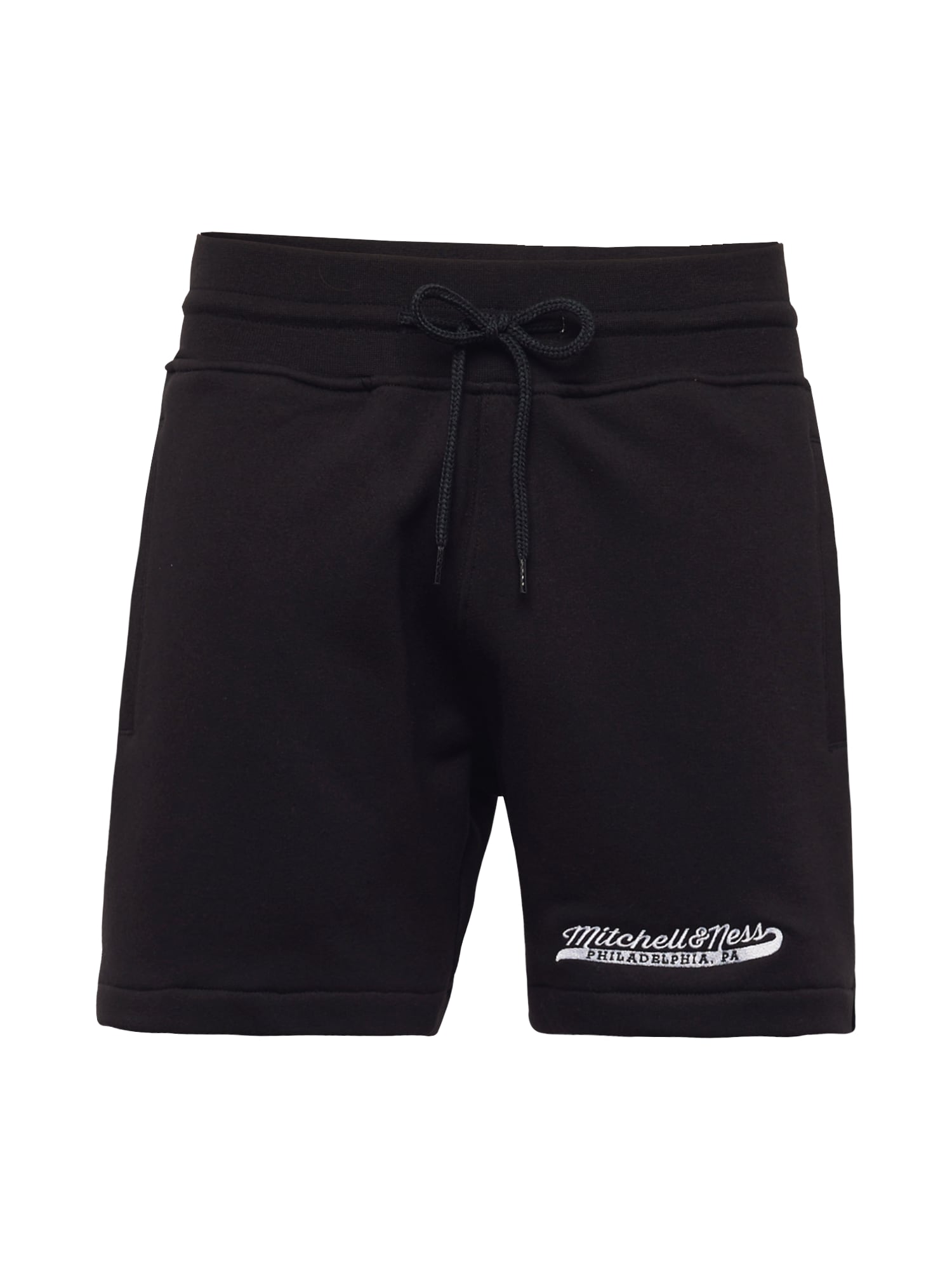 Mitchell & Ness Športne hlače  črna / bela
