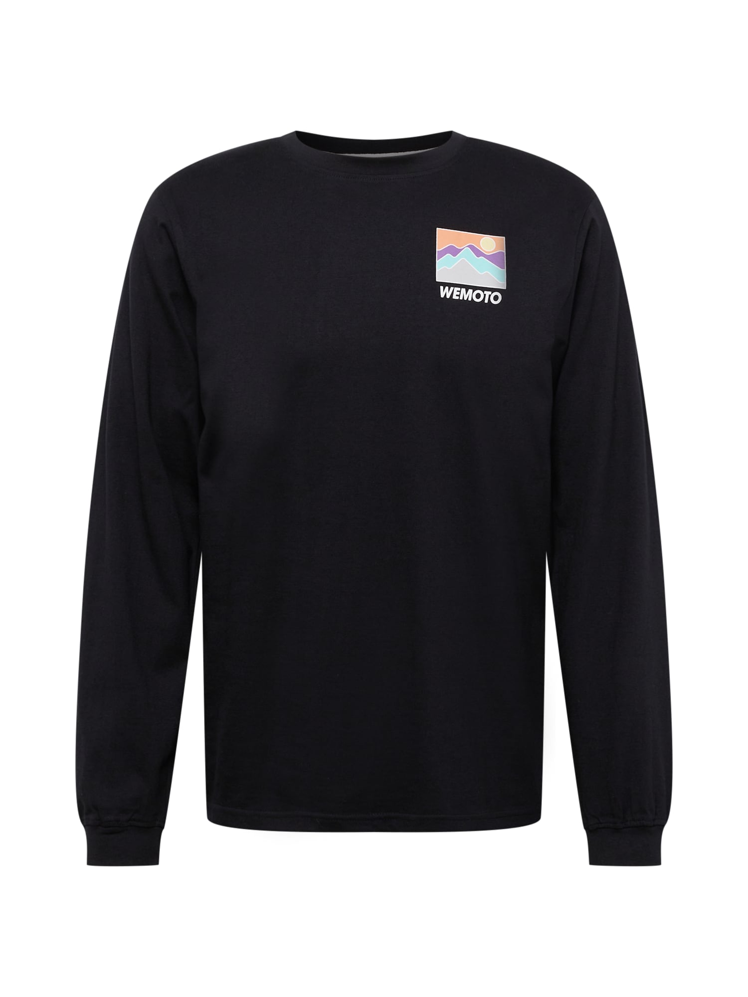 Wemoto Marškinėliai 'Mountain LS' mišrios spalvos / juoda