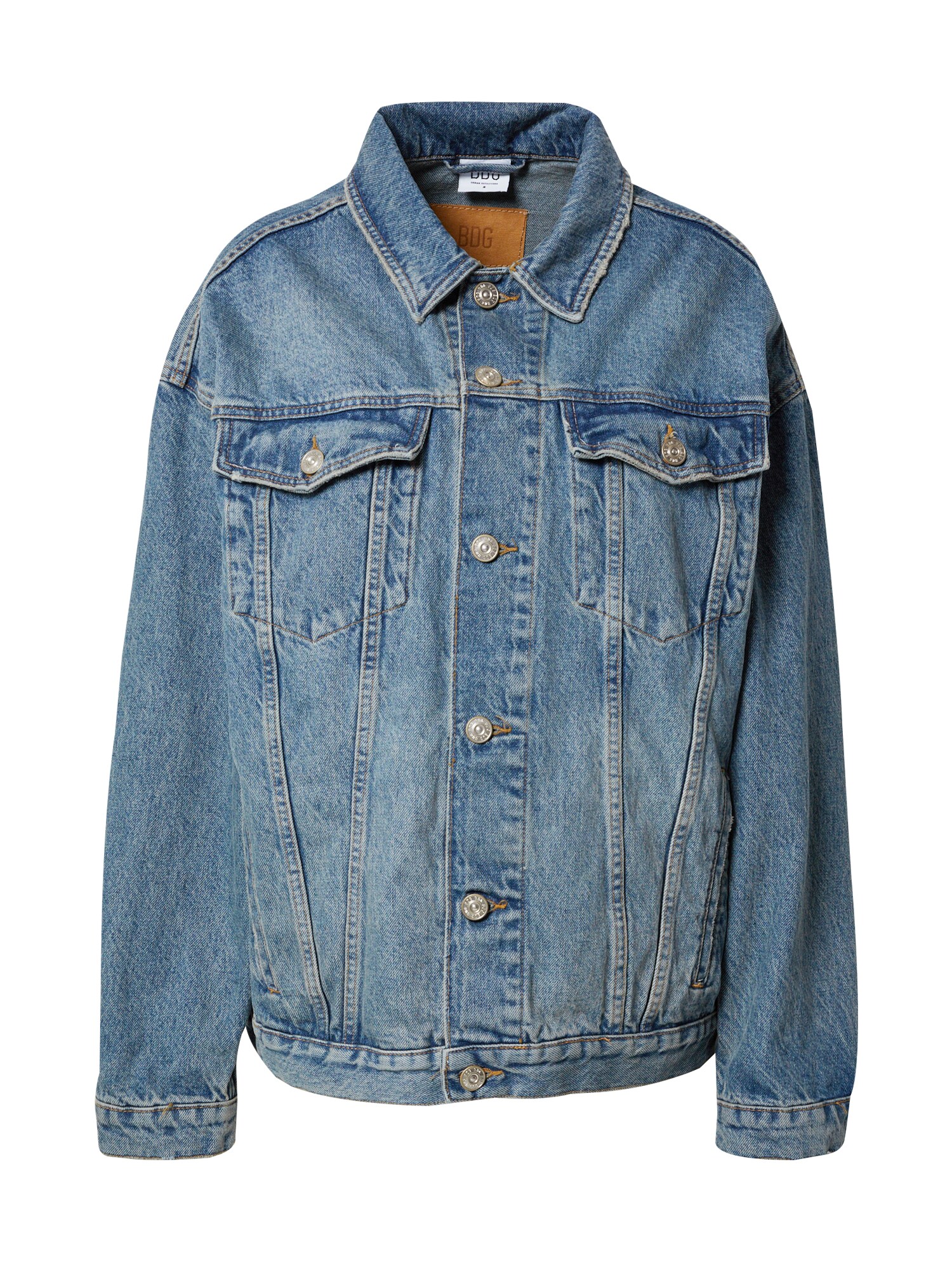 BDG Urban Outfitters Demisezoninė striukė tamsiai (džinso) mėlyna