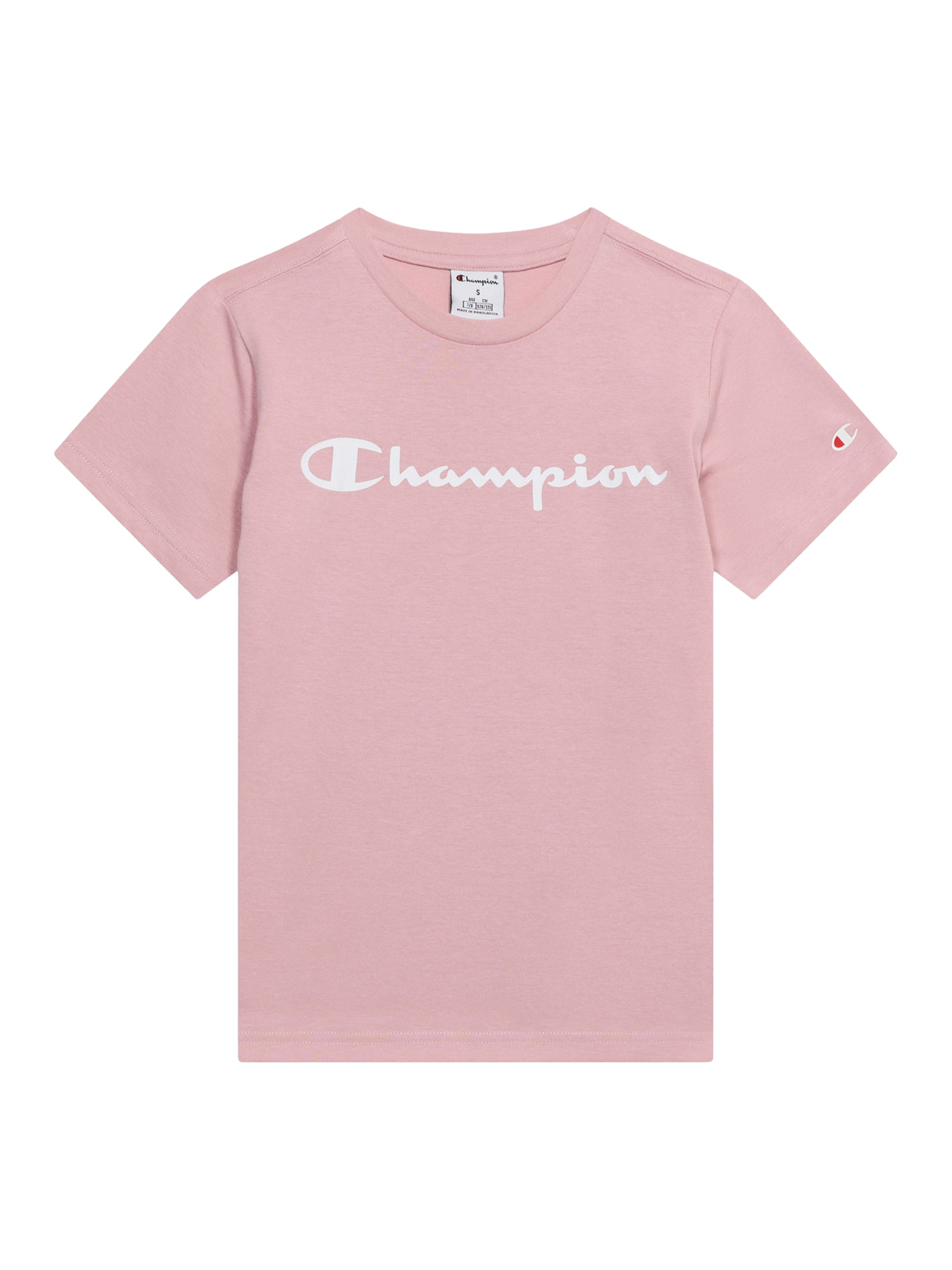 Champion Tricou roz / alb