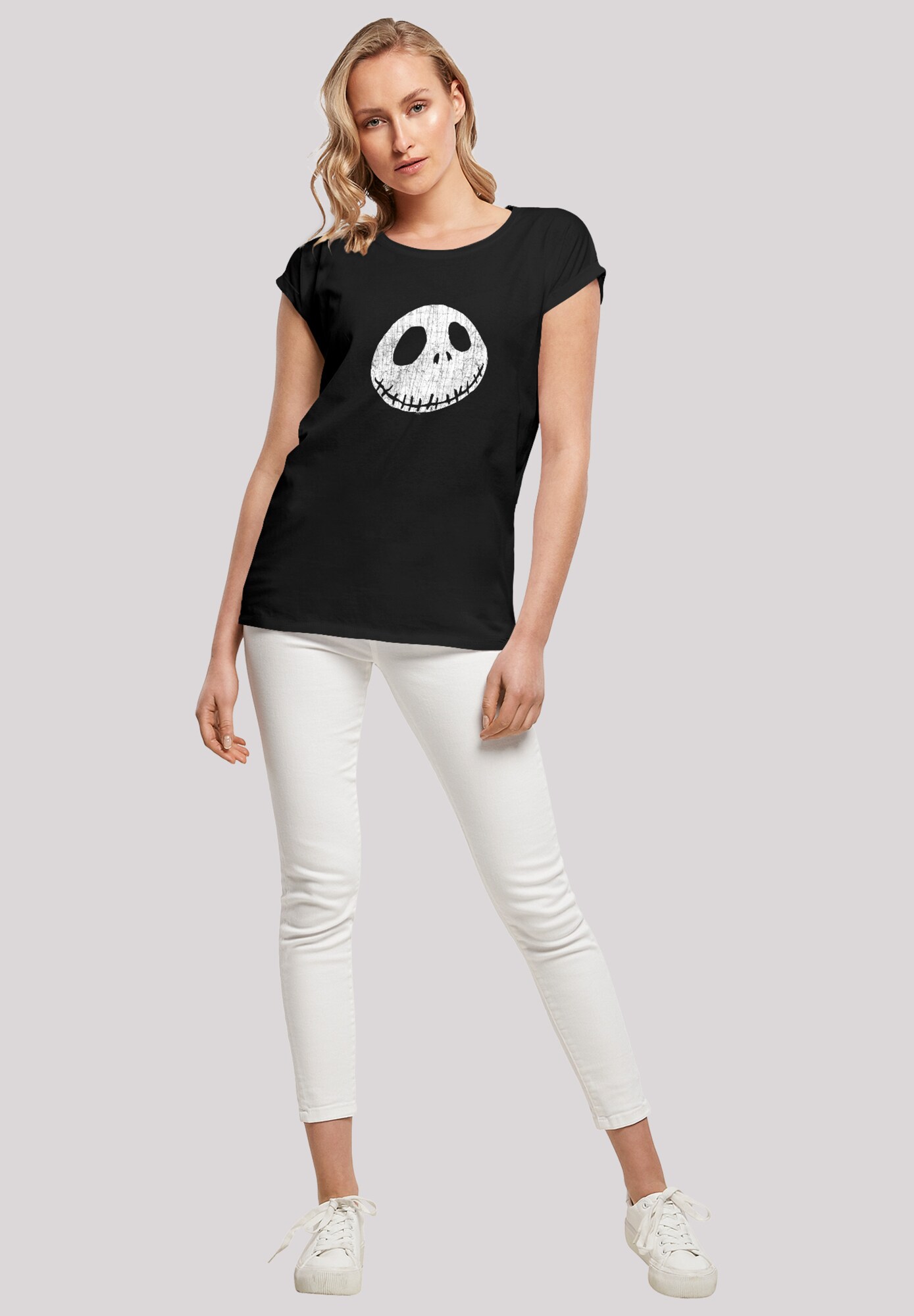 Thumbnail - T-Shirt 'Disney The Nightmare Before Christmas Jack Cracked Face'