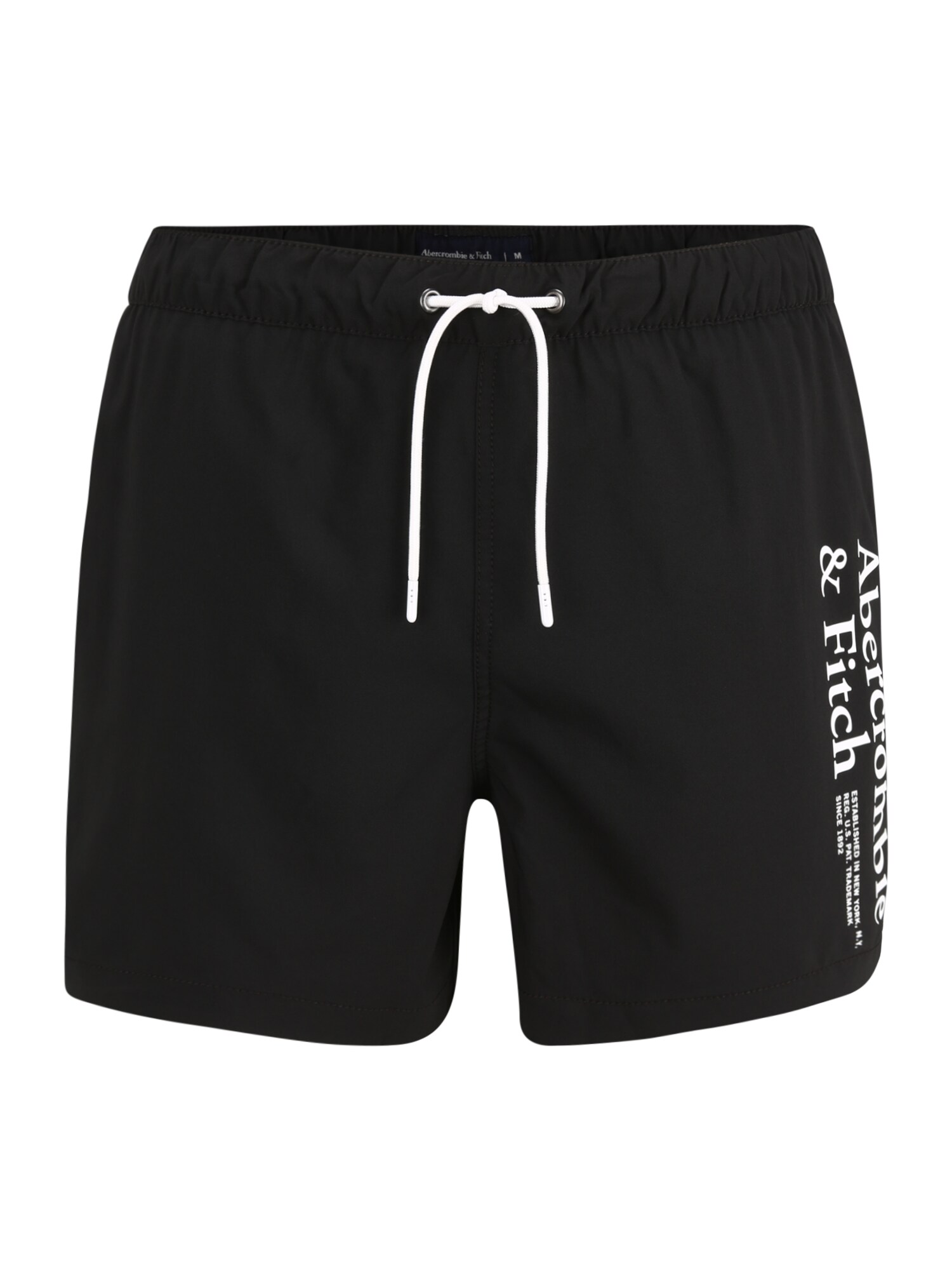 Abercrombie & Fitch Maudymosi trumpikės  juoda / balta