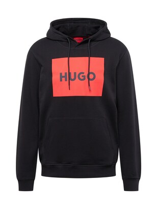 HUGO Sweatshirt ‘Duratschi’ Grenadine / Zwart