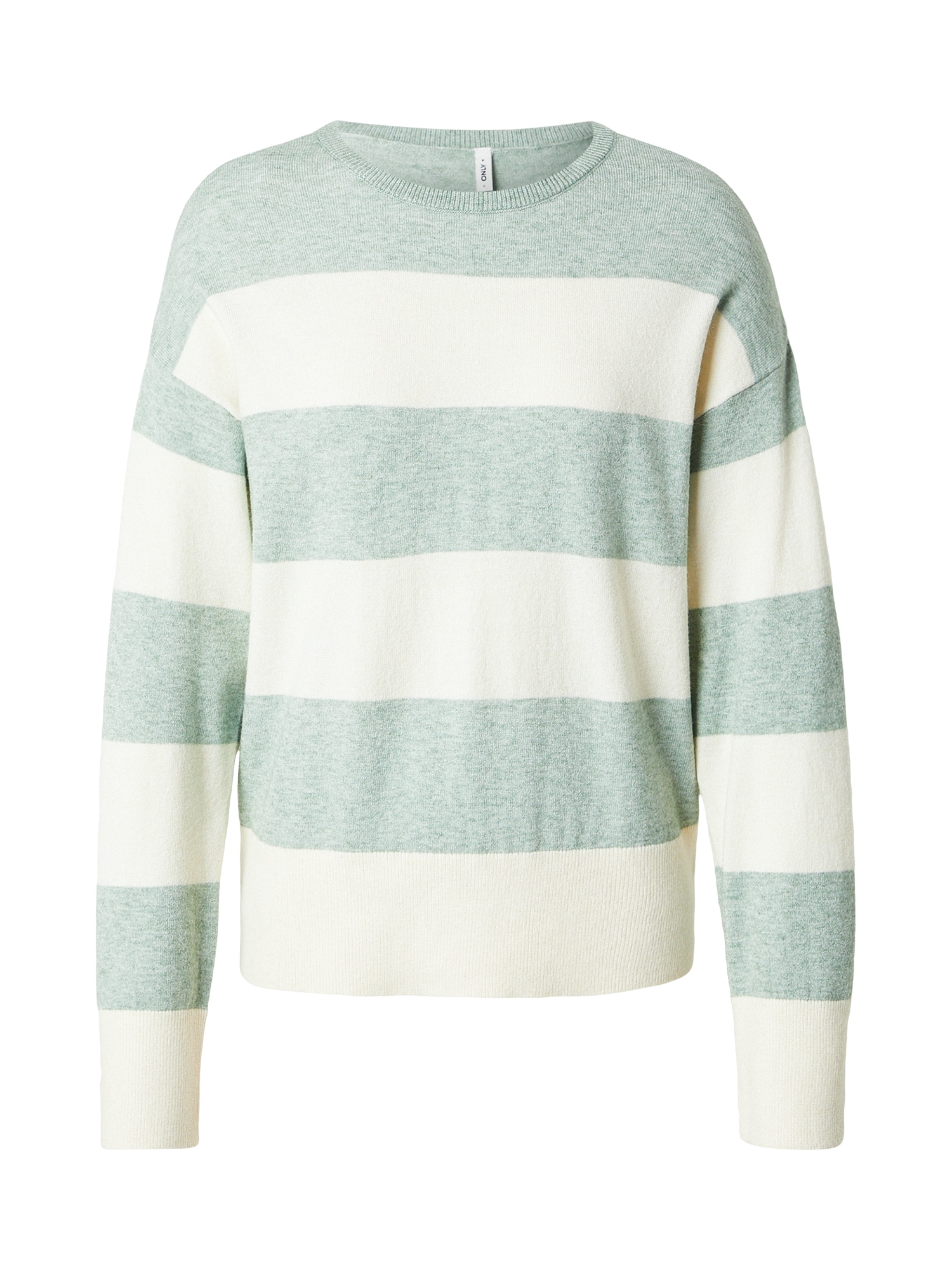 ONLY Pulover ONLSENTA  verde pastel / alb natural