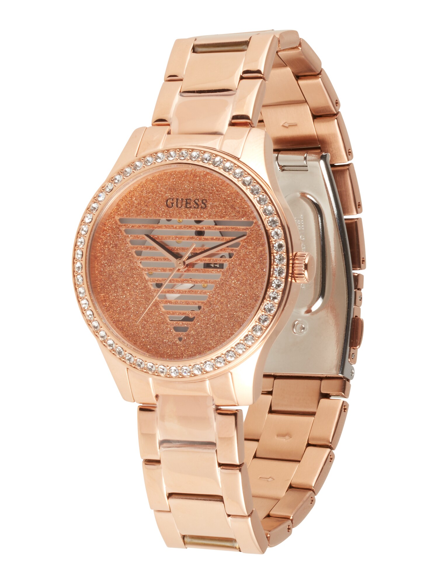 Guess Analoog Horloge 'Lady Idol' Rose-goud