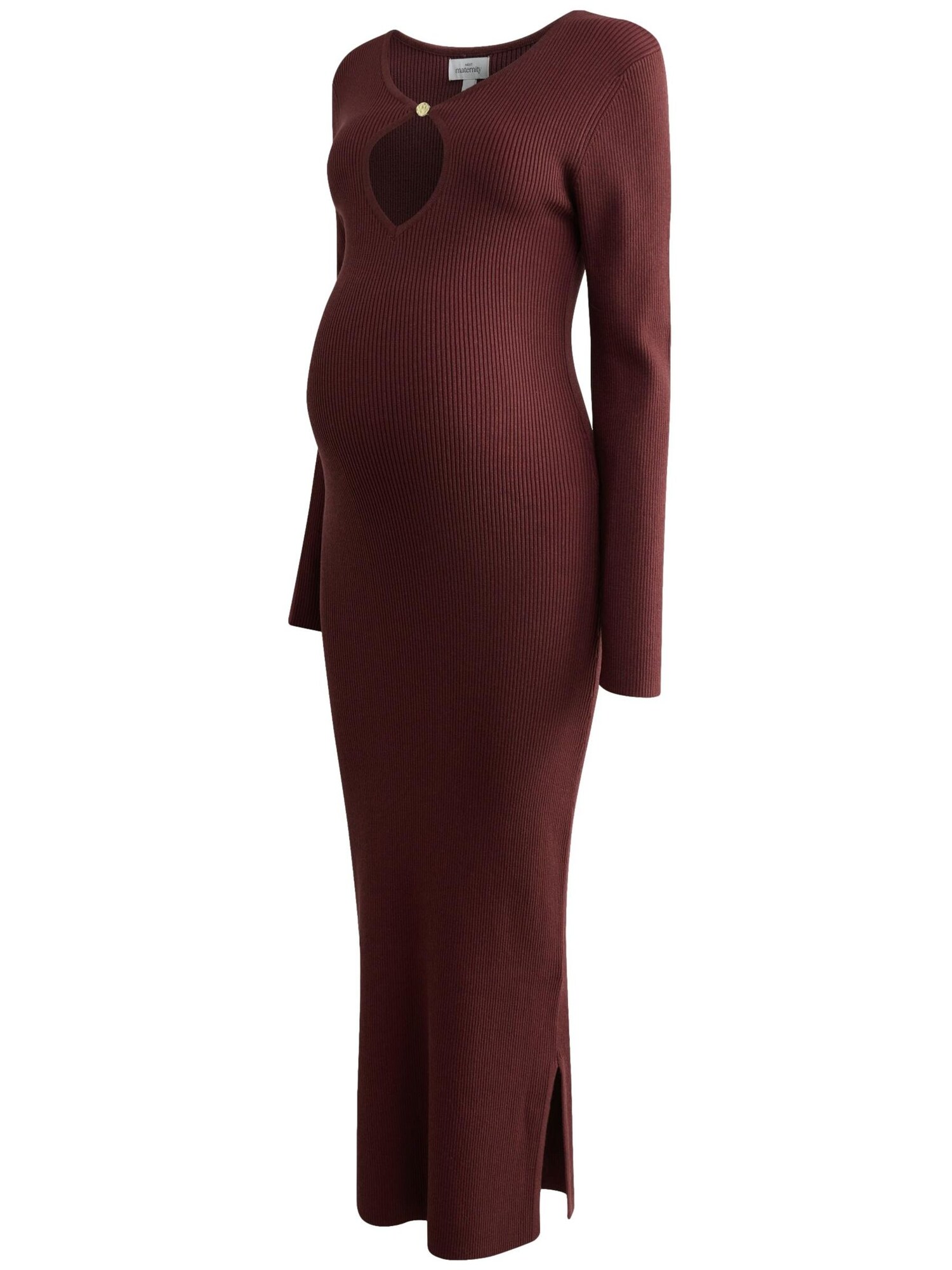 Next Rochie tricotat  roșu burgundy