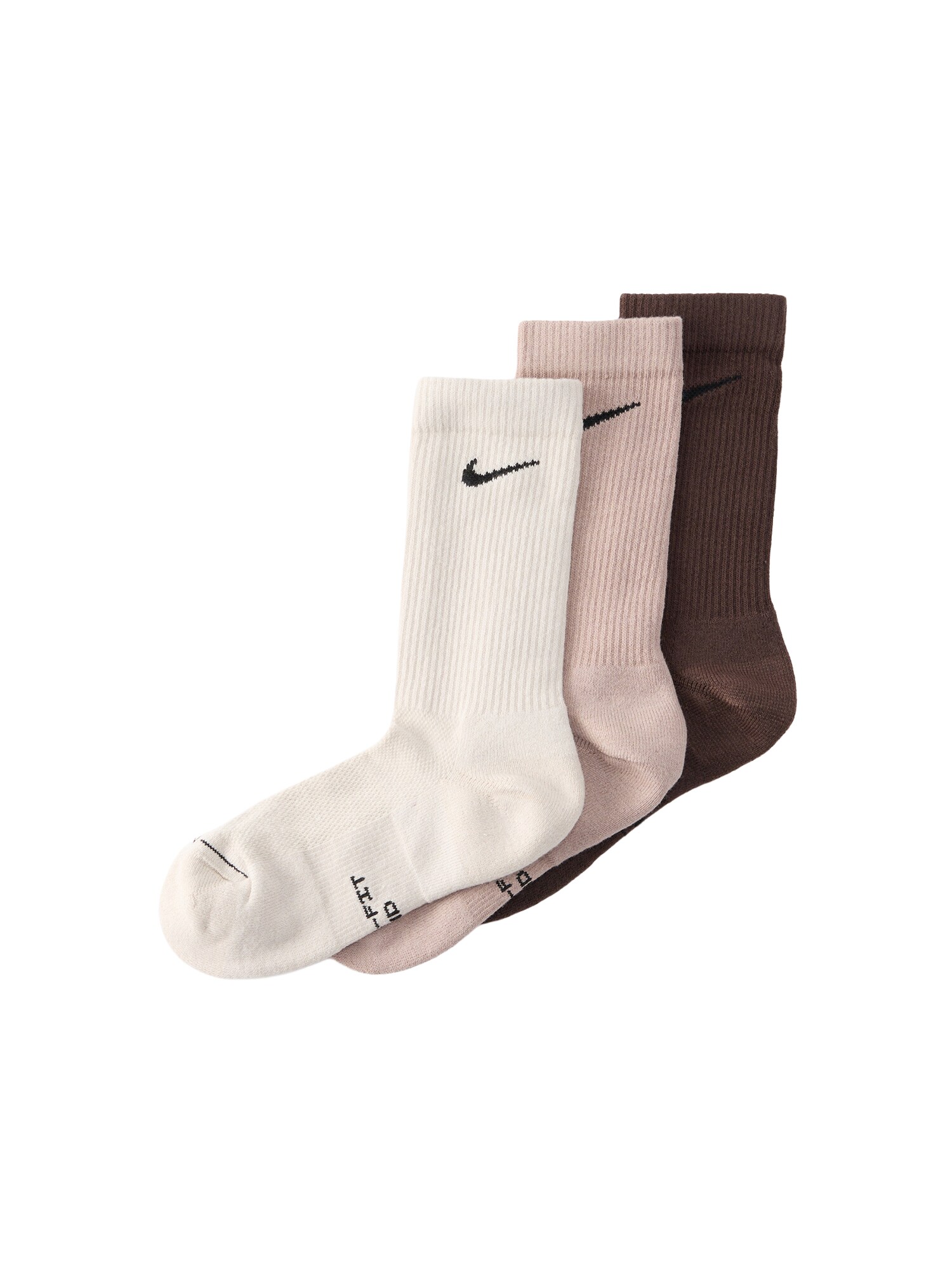 NIKE Športové ponožky  telová / nebielená / hnedá / čierna