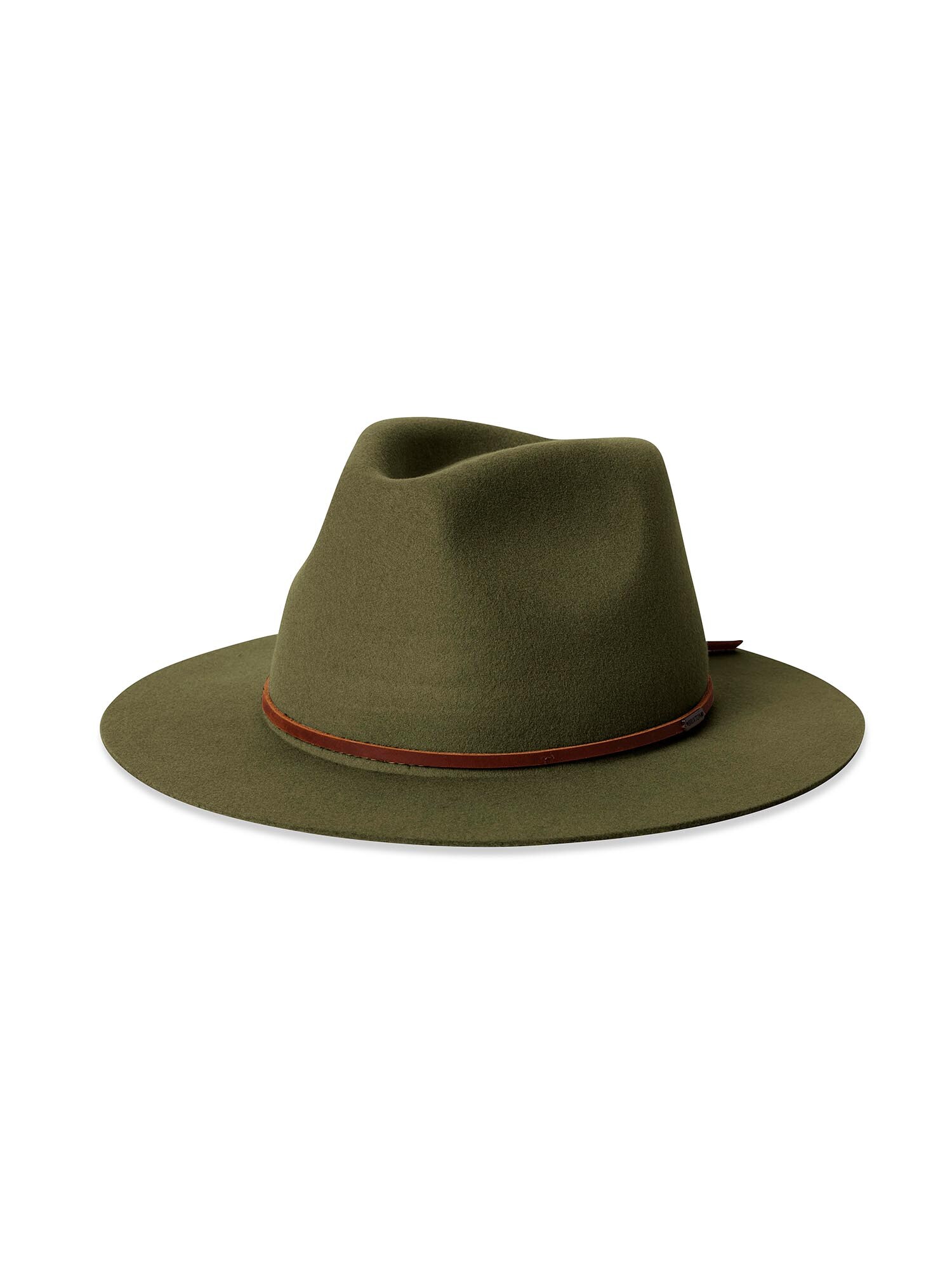 Brixton Pălărie WESLEY  maro caramel / oliv