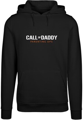 Merchcode Sweatshirt ‘Fathers Day – Call of Daddy’ Oranje / Zwart / Wit