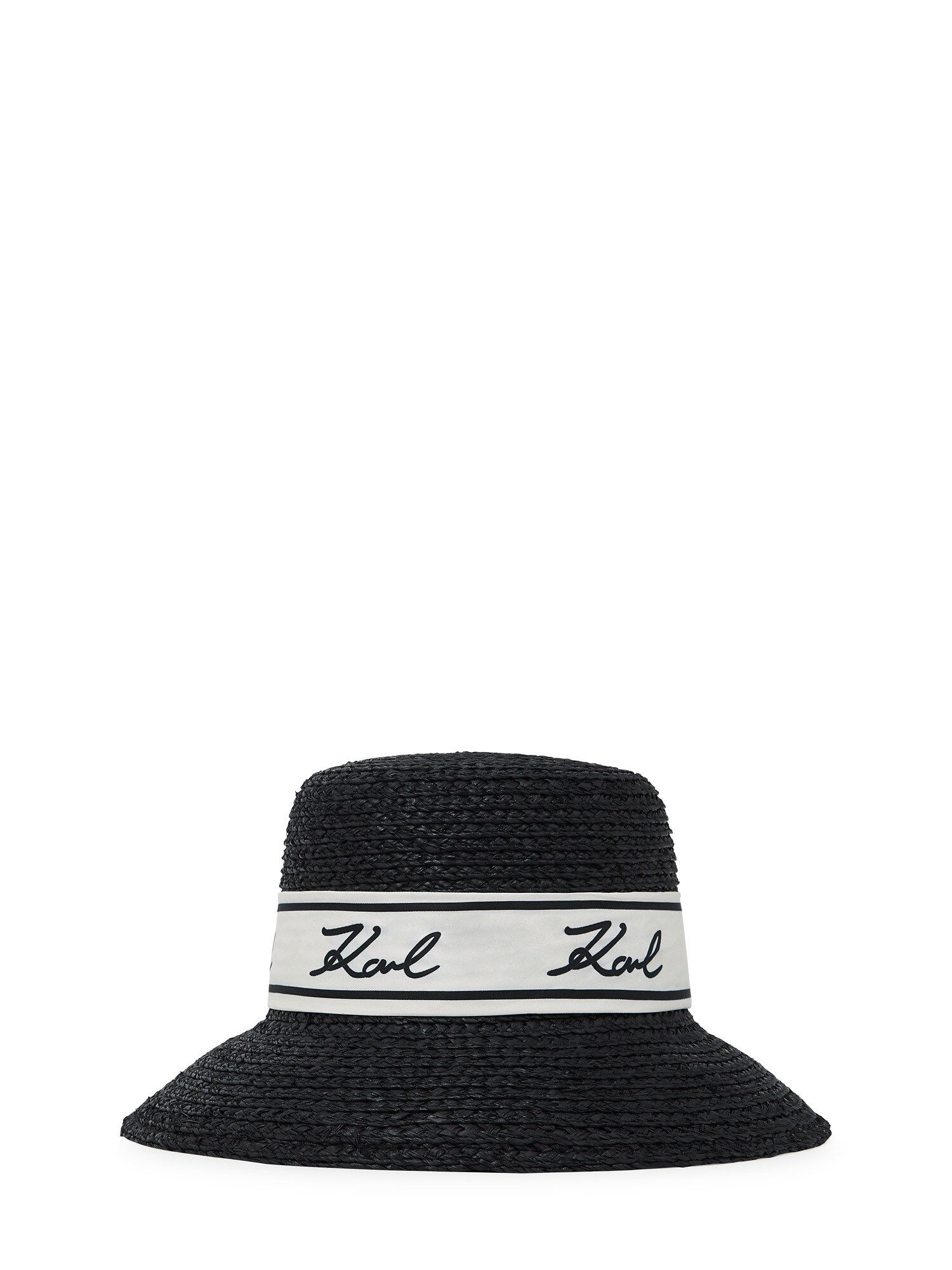 Karl Lagerfeld Pălărie Signature  negru / alb