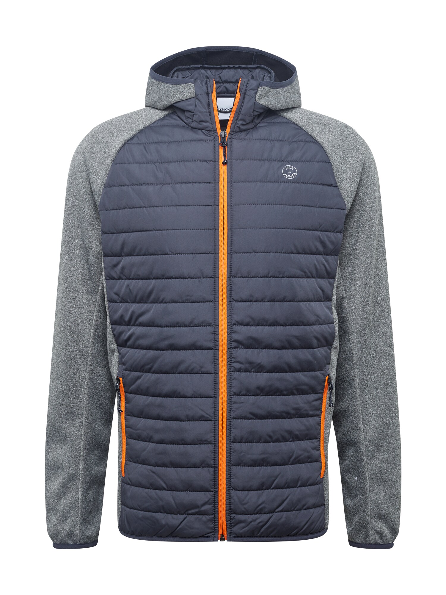 JACK & JONES Demisezoninė striukė  pilka / melsvai pilka