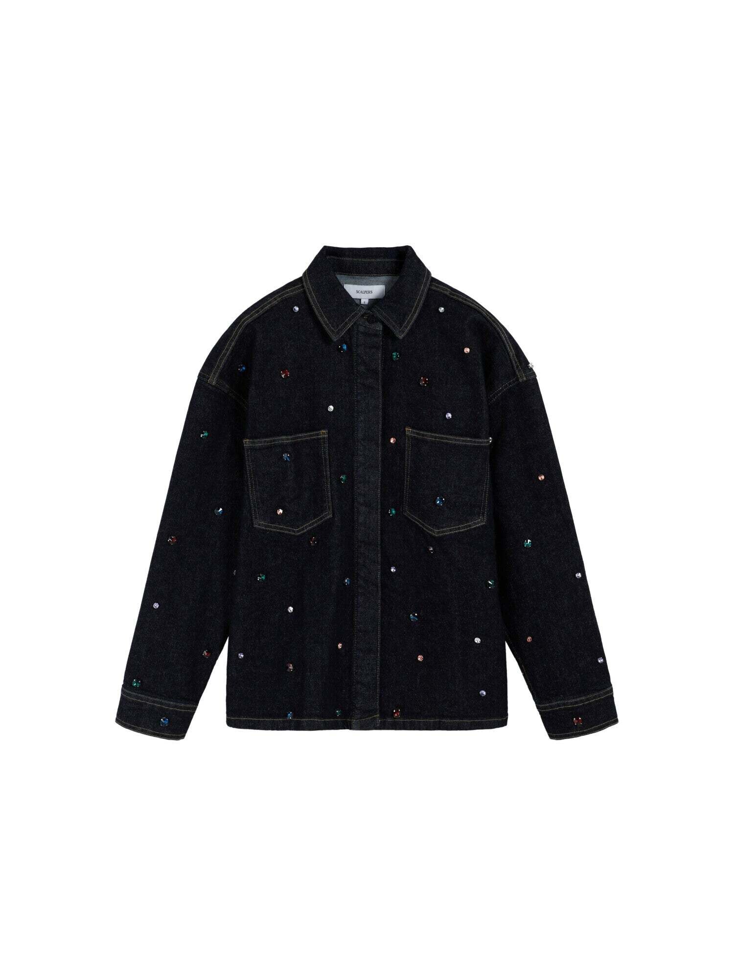 Scalpers Bluză  albastru denim