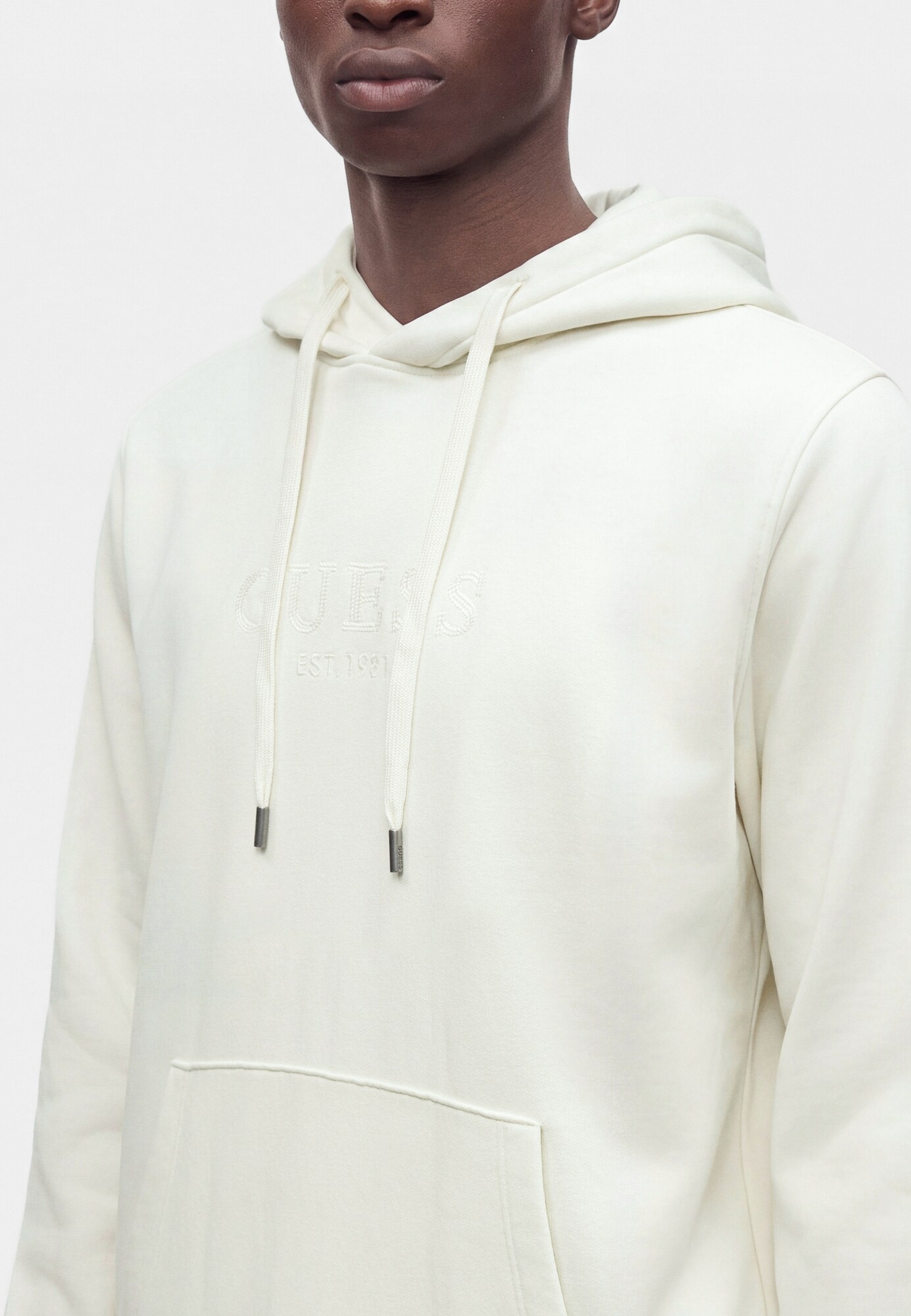 GUESS Sudadera blanco – imagen 3