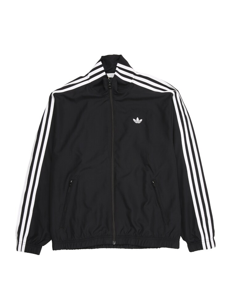 ADIDAS ORIGINALS Übergangsjacke Jungen Größe 152 schwarz / weiß