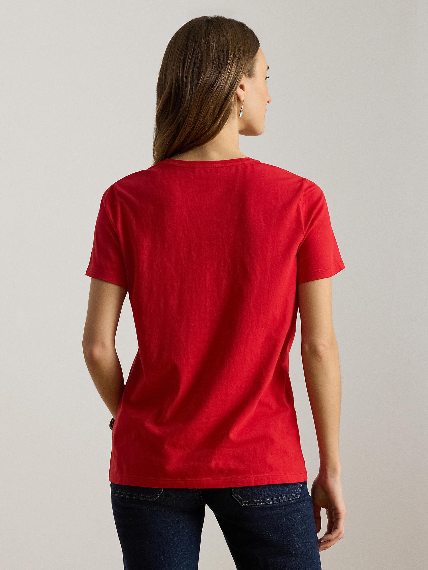 Lauren Ralph Lauren Camiseta rojo / blanco – imagen 3