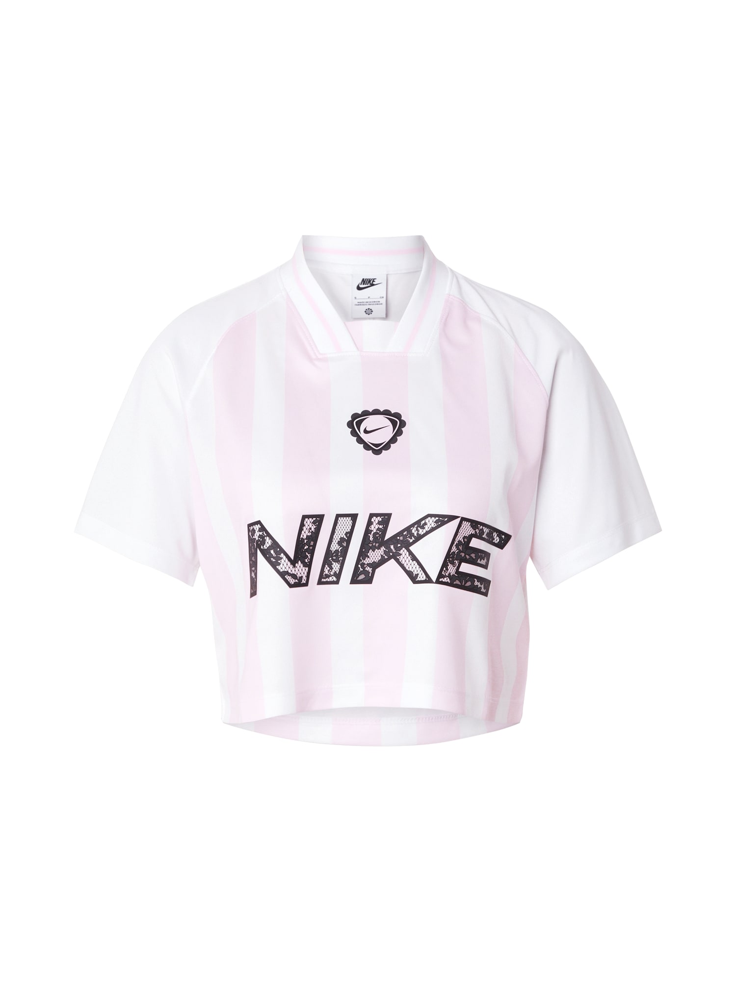 Nike Sportswear Tricou  rosé / negru / alb