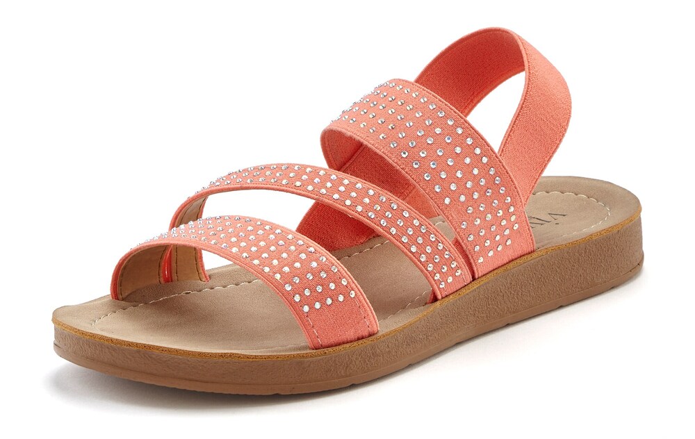 VIVANCE Sandale Damen Größe 38 koralle