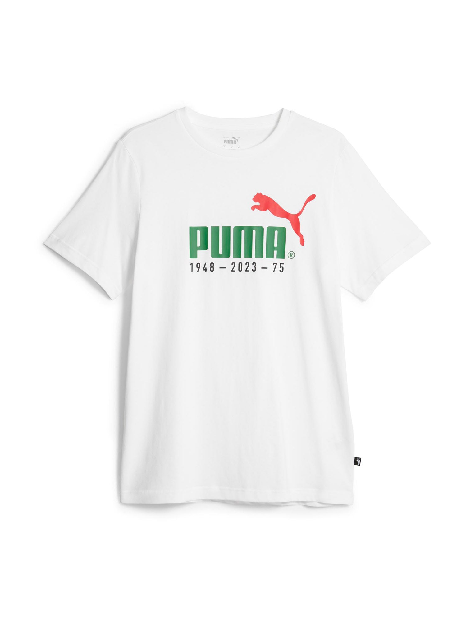 PUMA Функционална тениска  зелено / червено / бяло