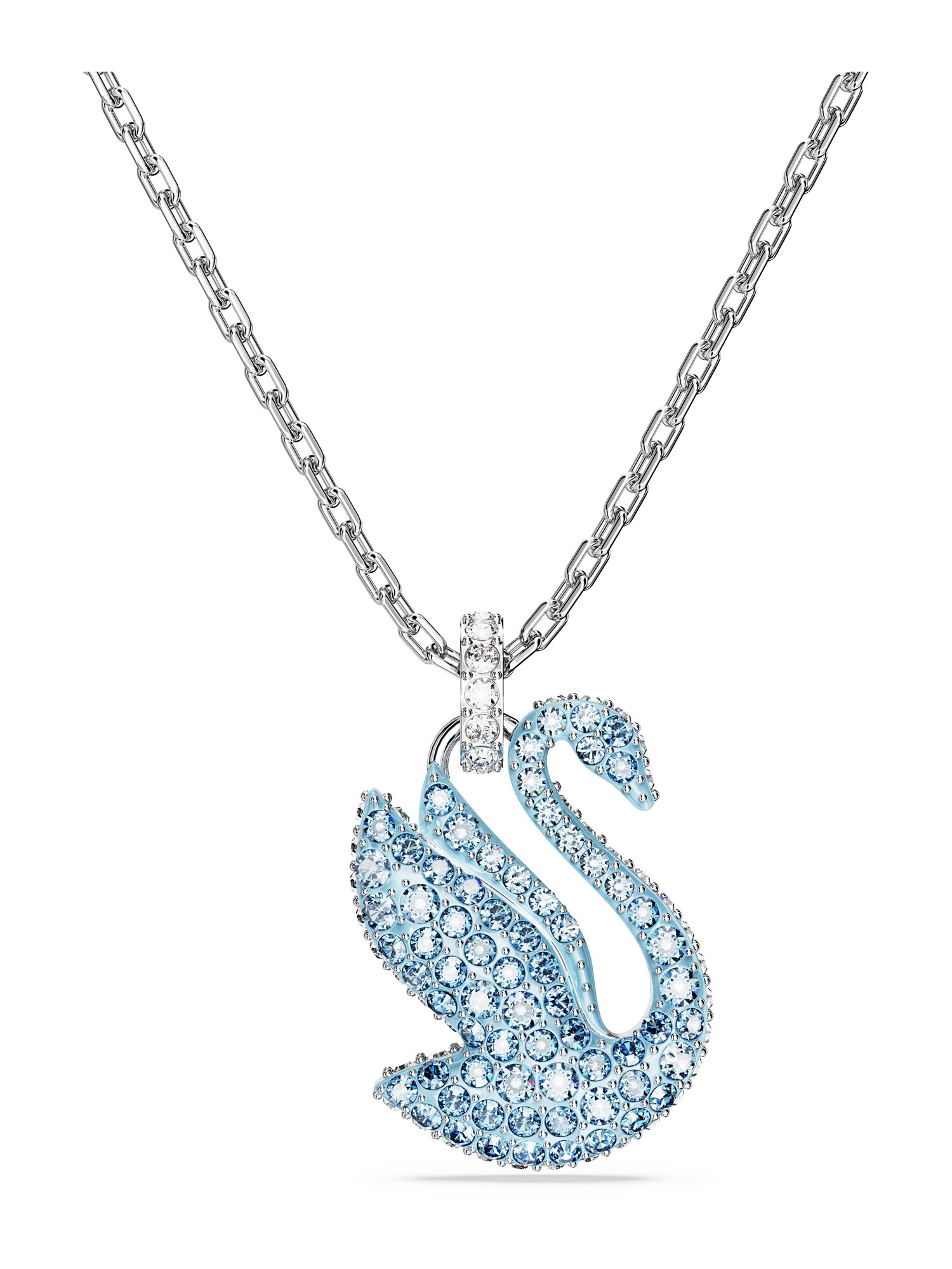 Swarovski Lánc 'Swan pendant'  kék / ezüst termék 2. képe