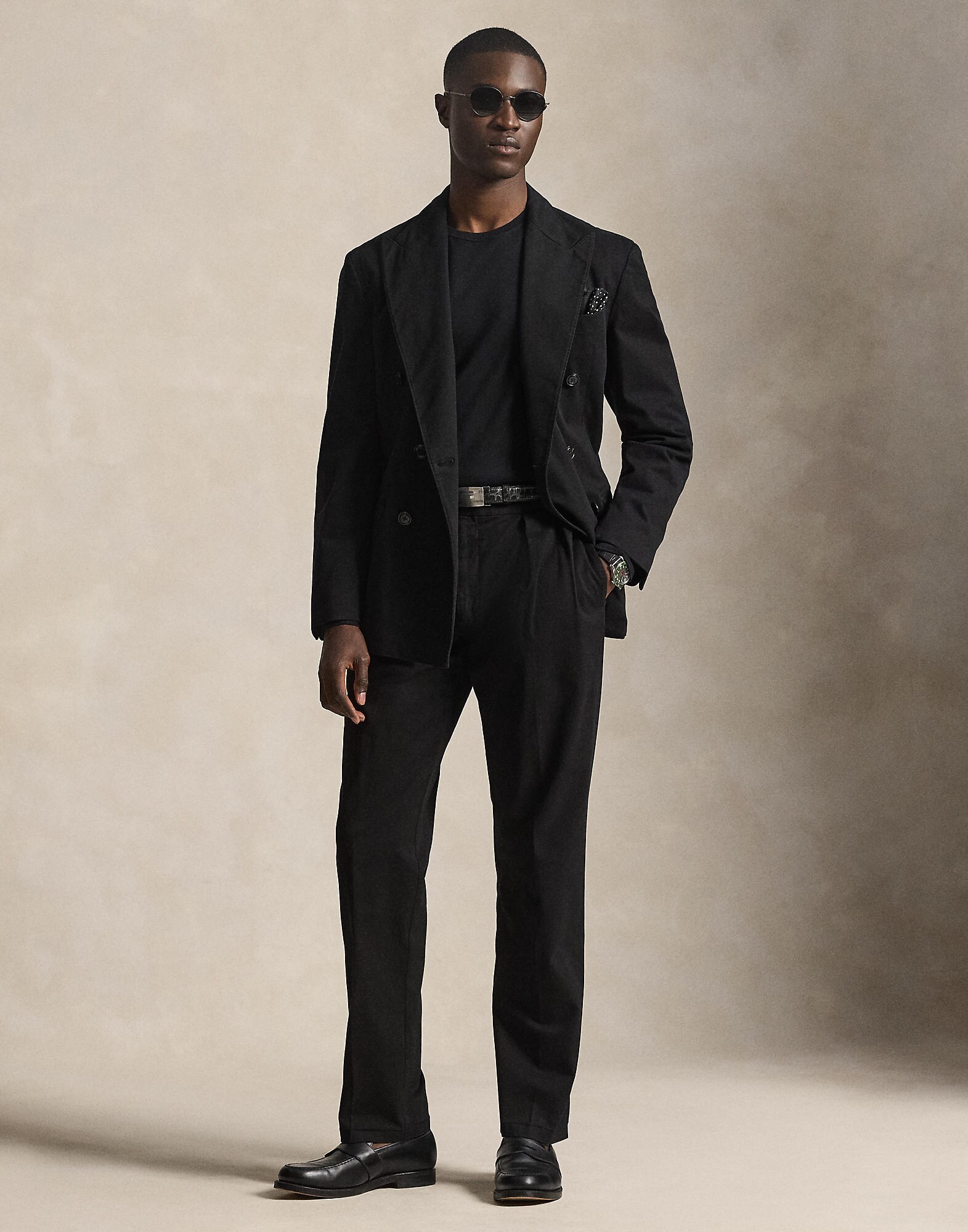 Polo Ralph Lauren Jersey  negro / plata – imagen 4