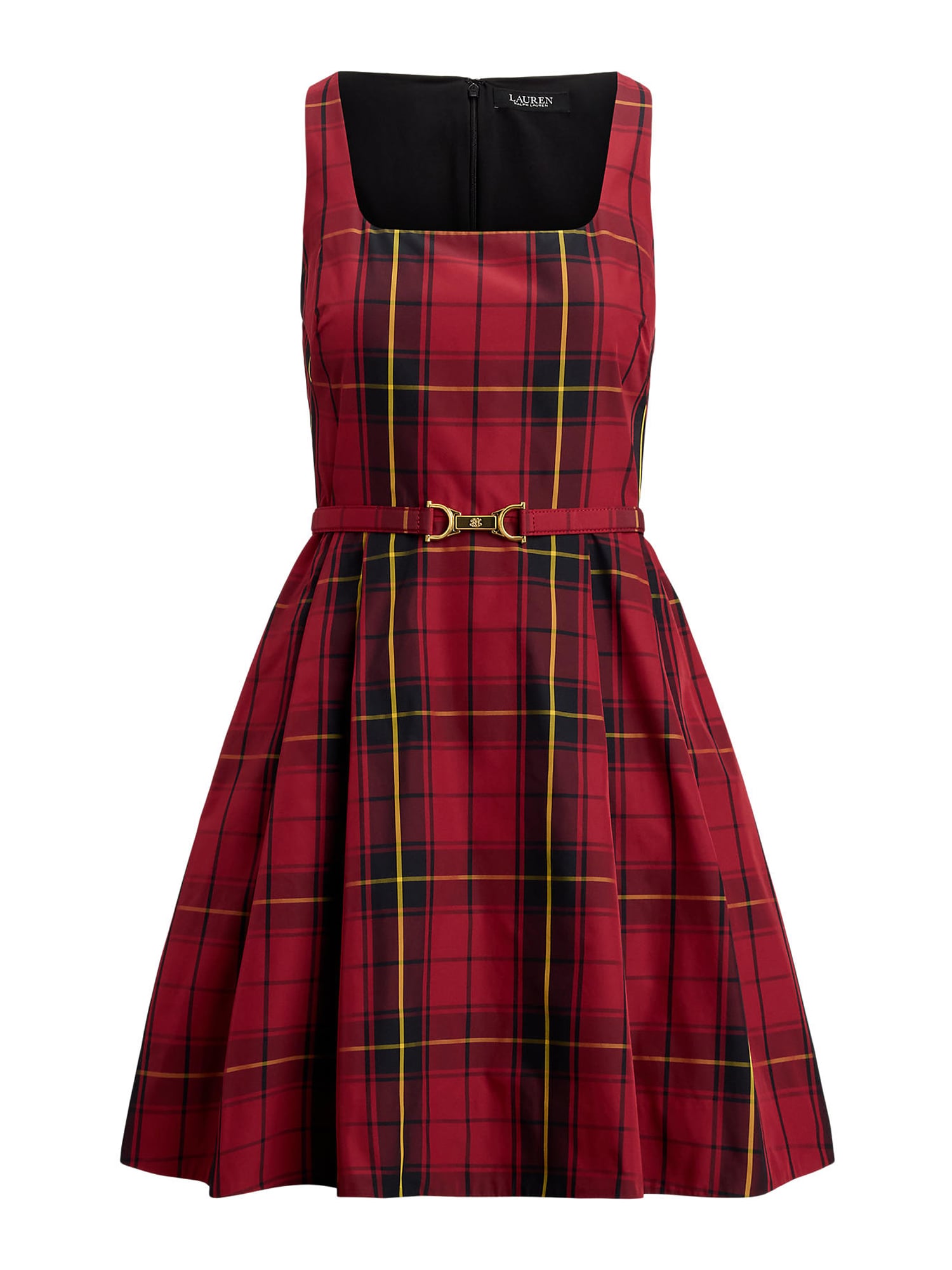 Lauren Ralph Lauren Rochie de cocktail Frantise  galben / roșu / roșu bordeaux / negru