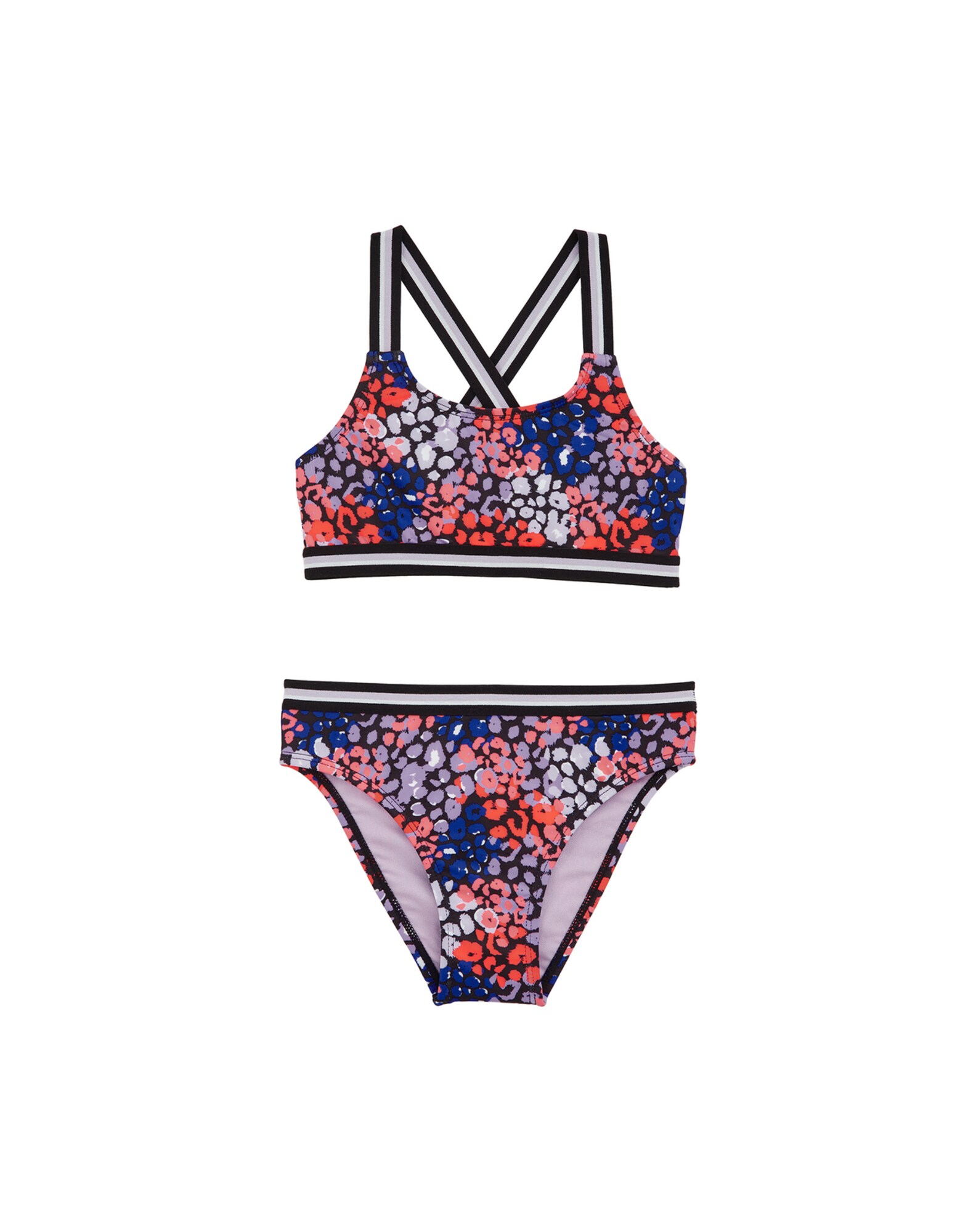 WE Fashion Bikini  sötétkék / orgona / piros / fekete akciós termékkép 1