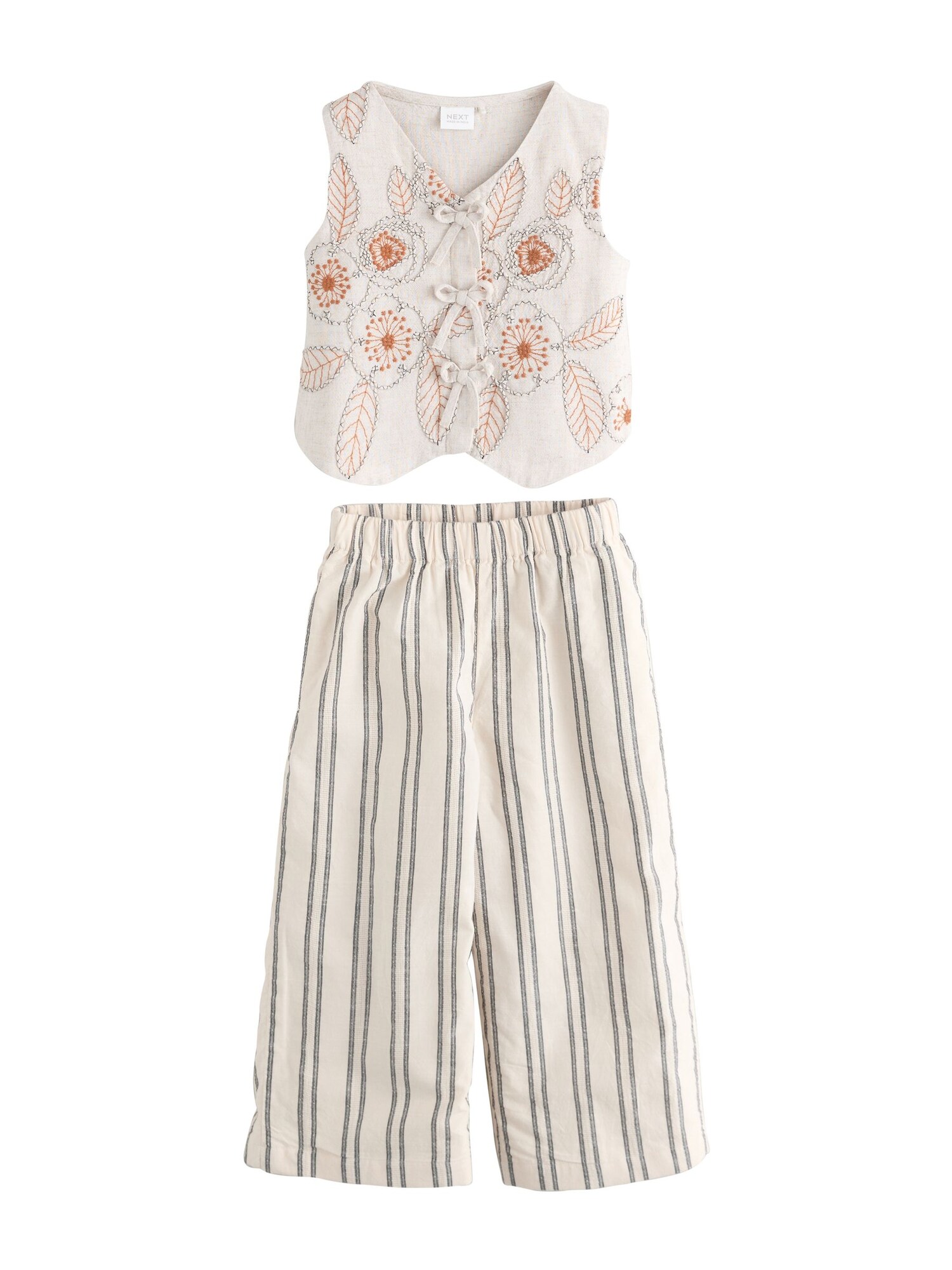 Next Set  bej / gri / portocaliu