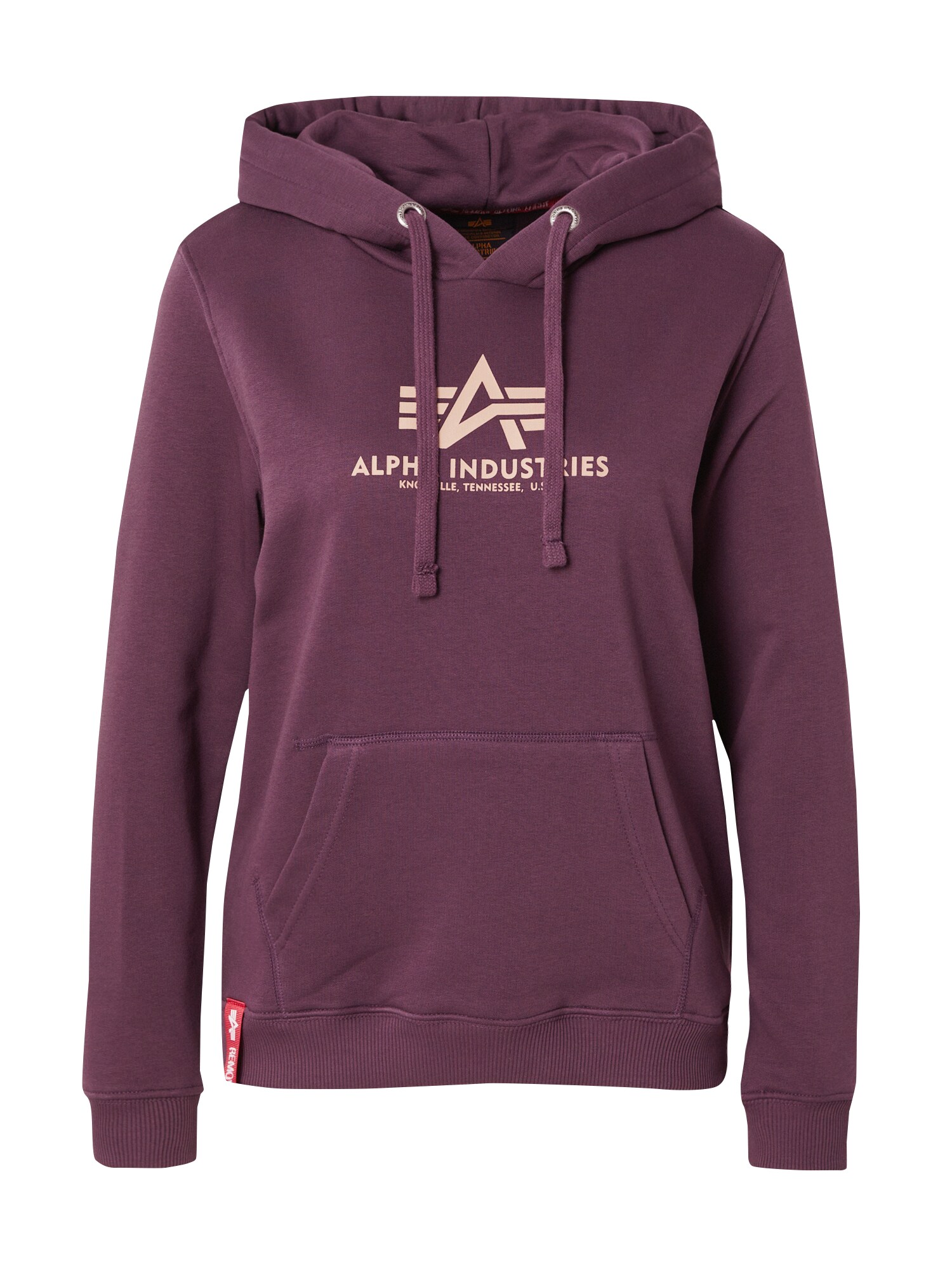 ALPHA INDUSTRIES Tréning póló  bézs / földi szeder / piros akciós termékkép 1