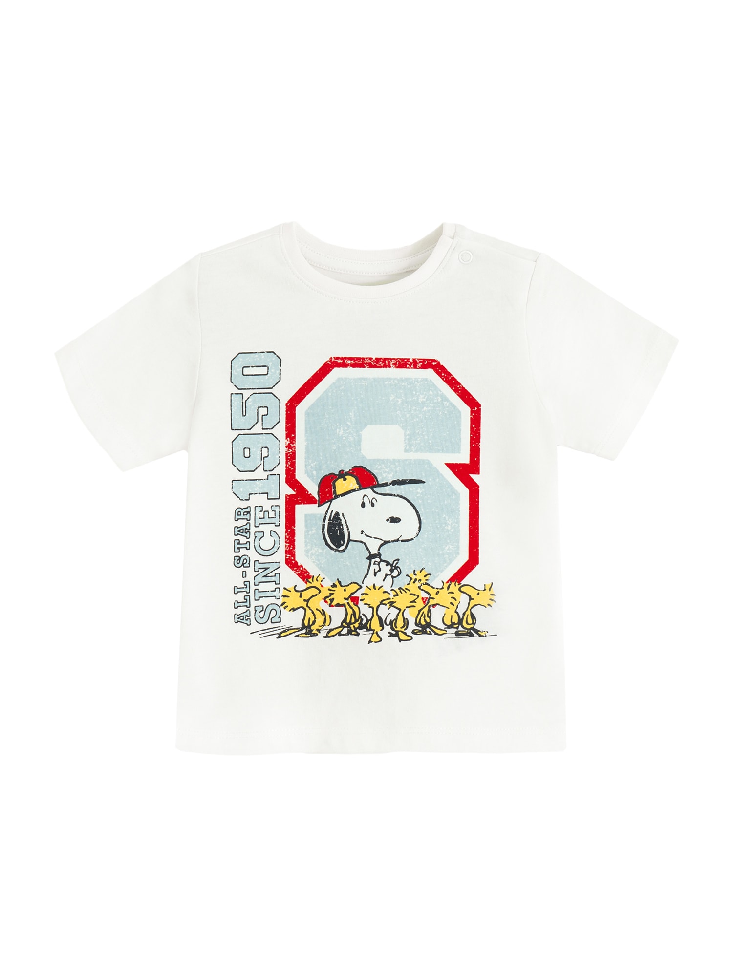 Cool Club Tricou  albastru deschis / galben lămâie / roşu închis / alb