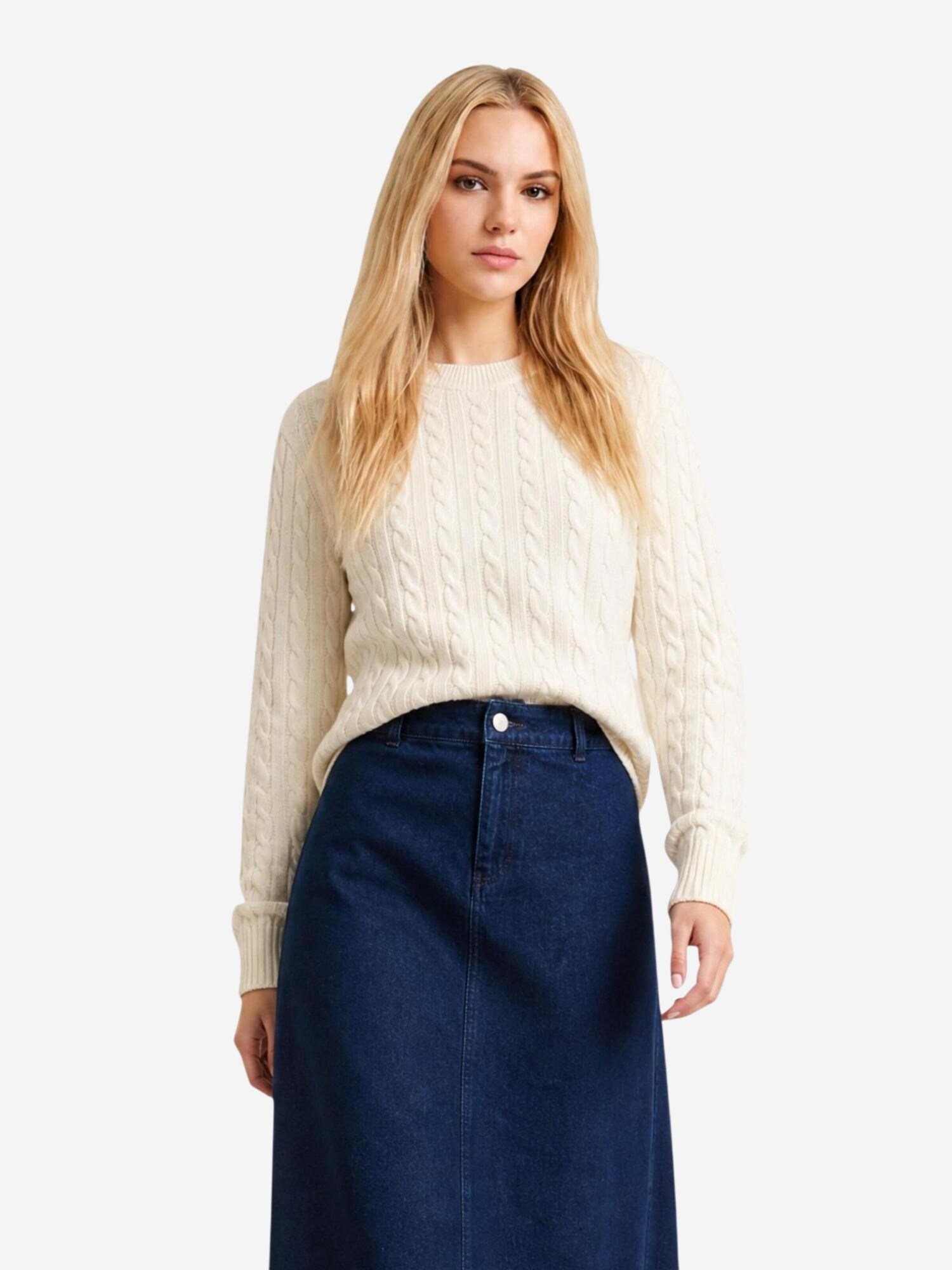 Barbour Jersey 'ASHDOWN KNITTED JUMPER 262MLKN1834' crema – imagen 2