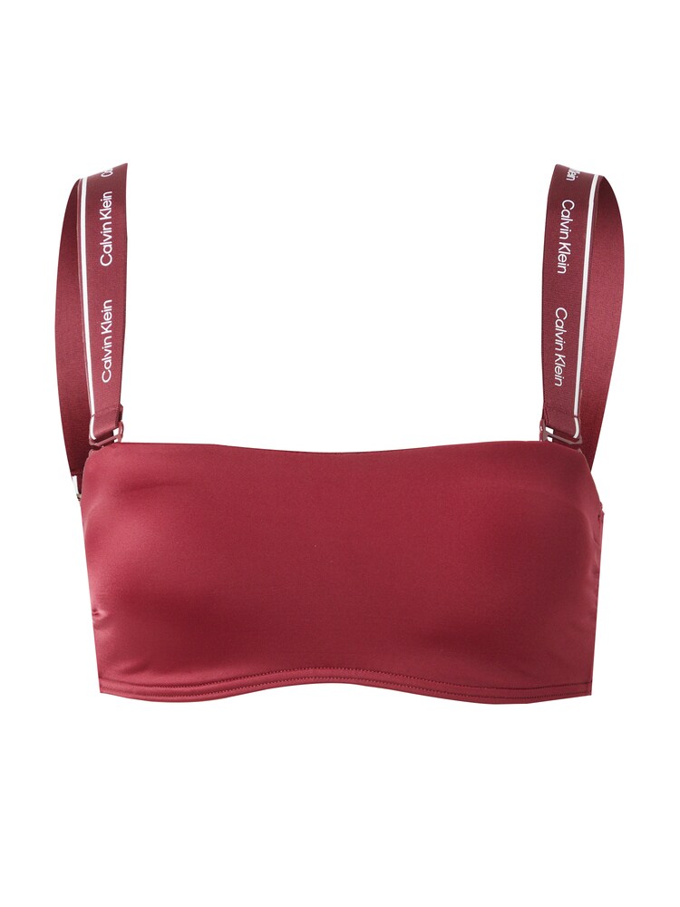 Calvin Klein Swimwear Bikinitop Damen Größe 70 beere / weiß