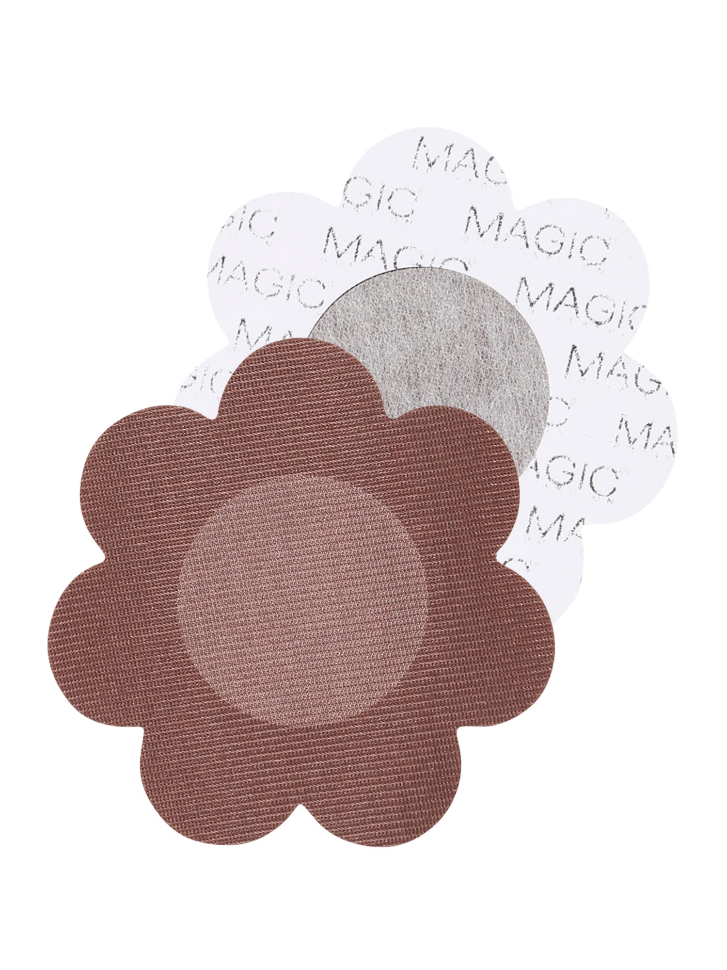 MAGIC Bodyfashion Liemenėlių priedai 'Secret Covers' šokolado spalva