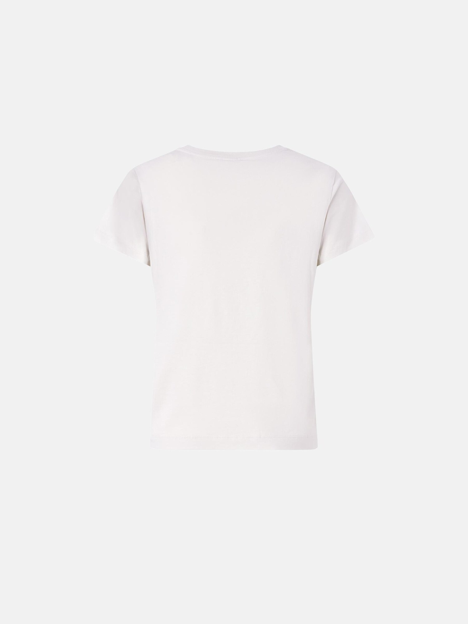 PINKO Camiseta 'PINKO BASICO T-SHIRT JERSEY LOGO PINKO GOMMATO T-SHIRT' blanco – imagen 2