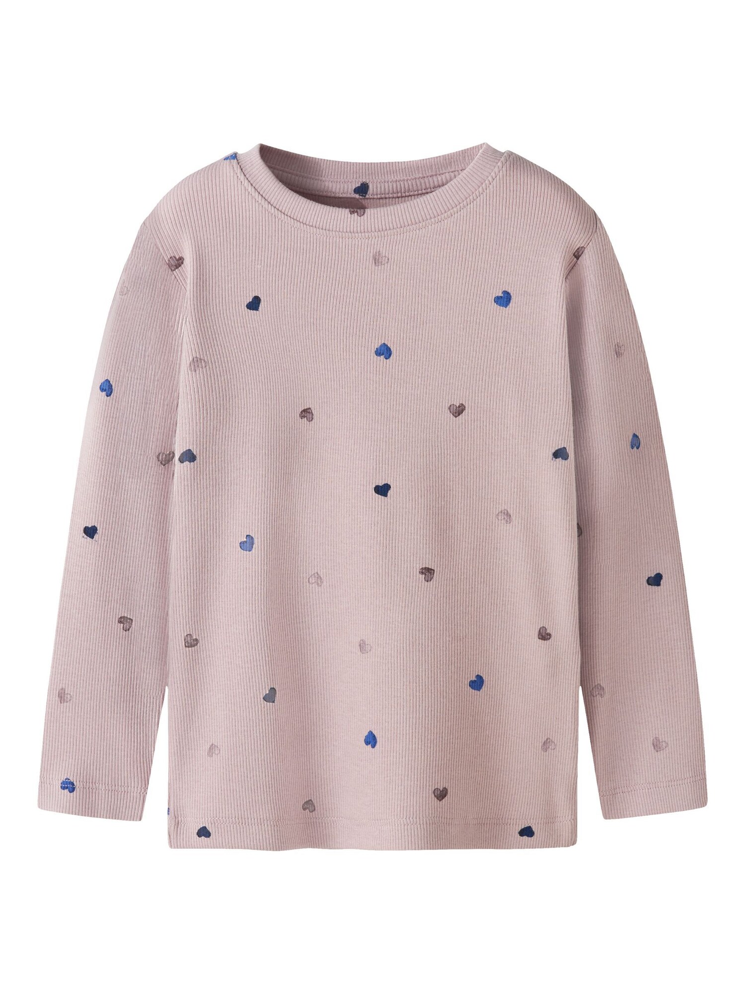 NAME IT Tricou 'NMFNutti'  azur / albastru închis / maro închis / mauve