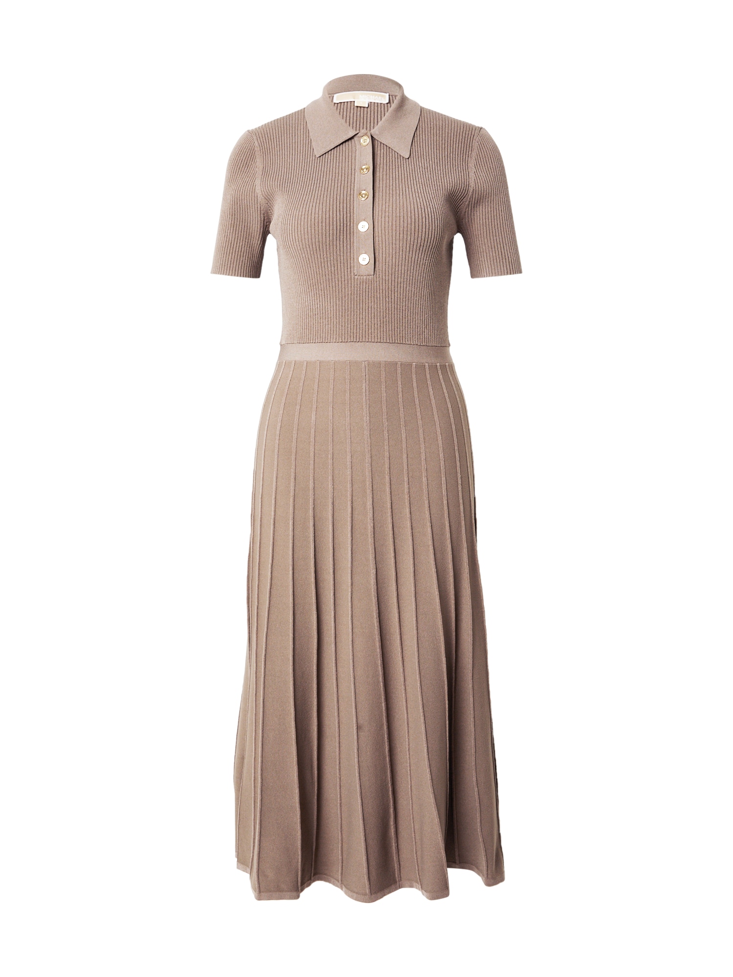 MICHAEL Michael Kors Rochie tricotat FIT N FLARE  maro mokka