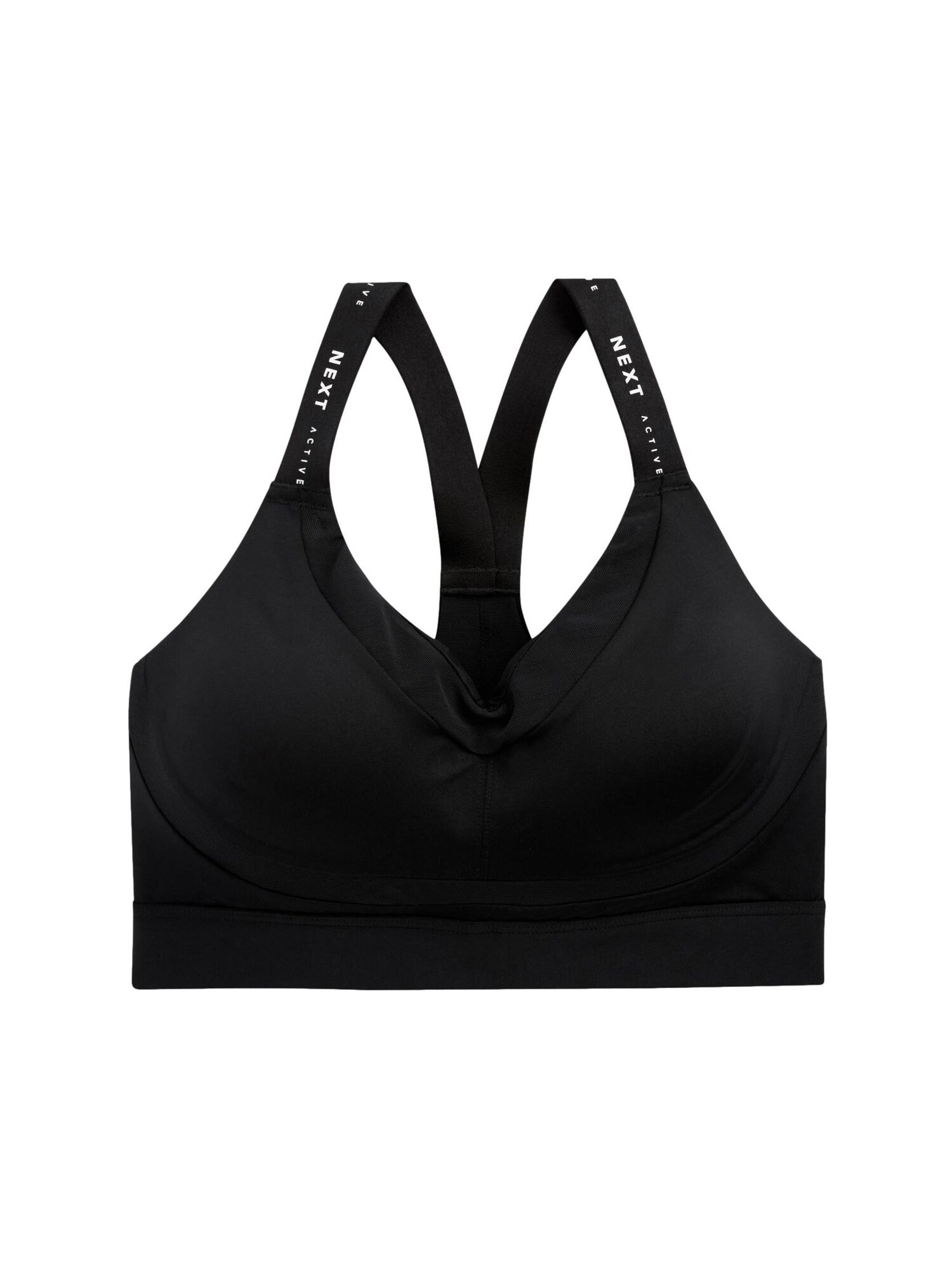 Next Sutien sport  negru / alb