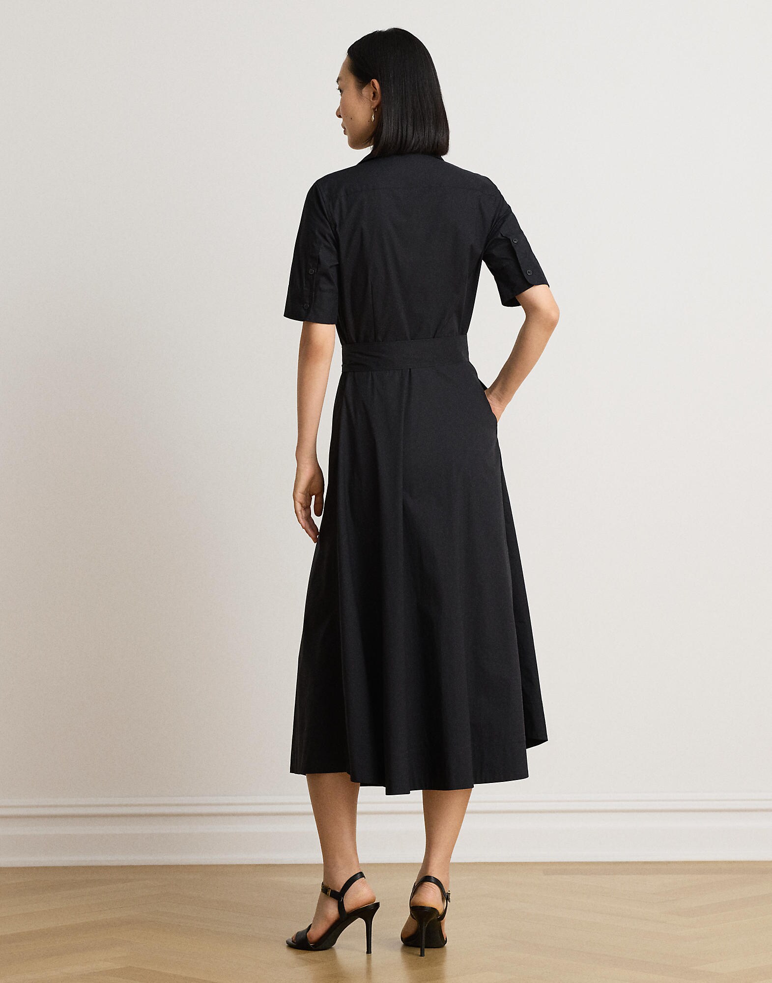 Lauren Ralph Lauren Vestido camisero  negro – imagen 3