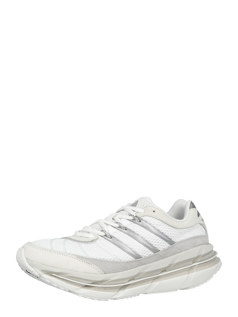 Låg sneaker 'ADISTAR' ljusgrå / silver / vit