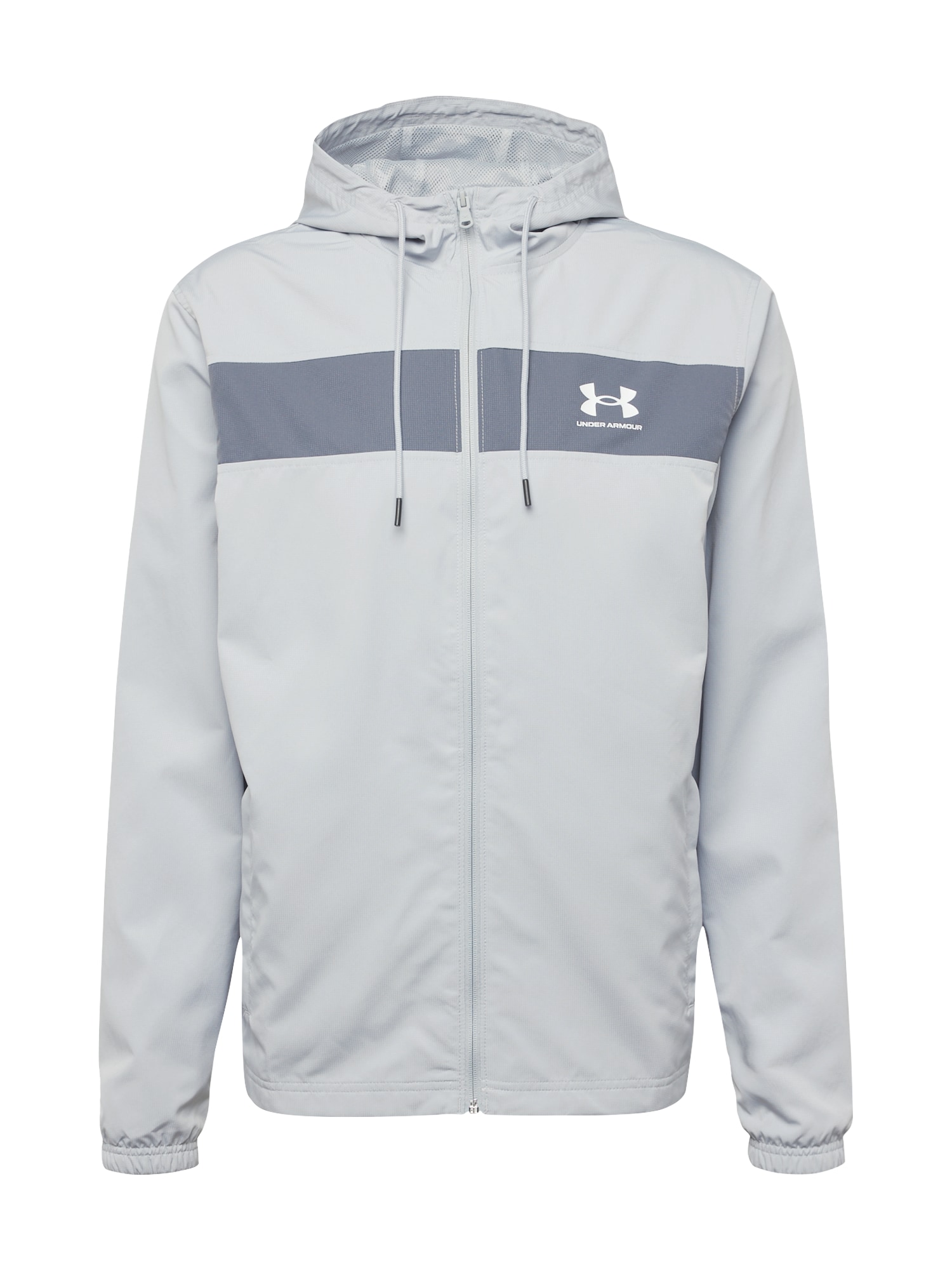 UNDER ARMOUR Sportska jakna  siva / tamo siva / bijela